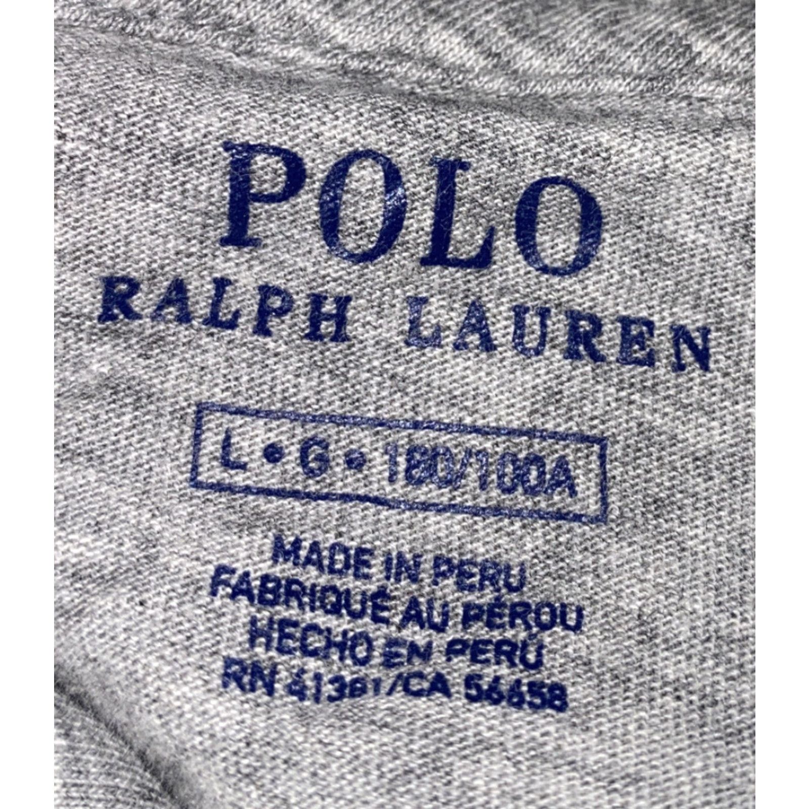 Polo Ralph Lauren Polo Ralph Lauren Mens Gray Drawstring Pullover Hoodie Size L Size US L / EU 52-54 / 3 - 6 Thumbnail