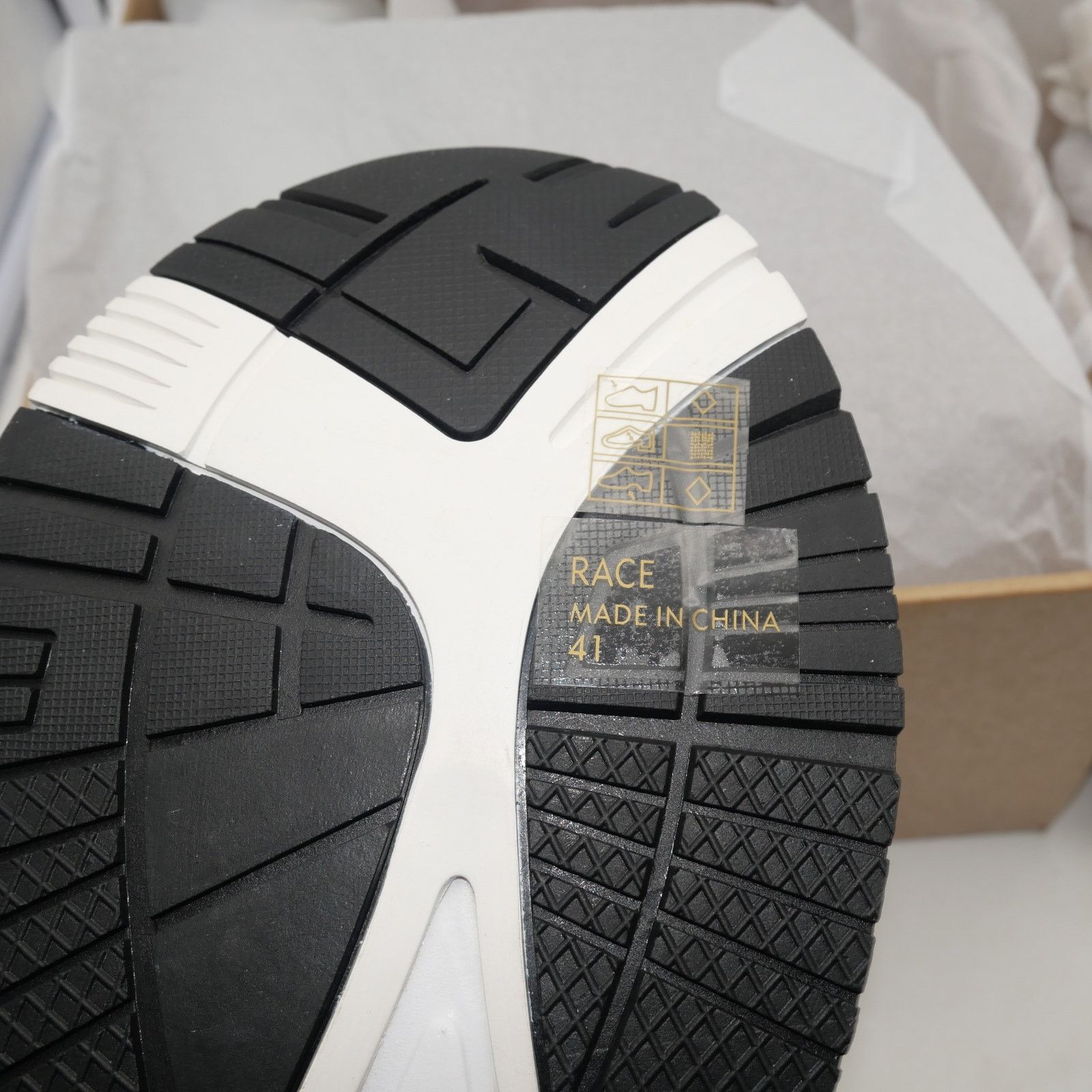 ASH NEW Ash Women's 7 Race Fion Sneakers White Hype Mint Black Size US 11 / IT 41 - 12 Thumbnail