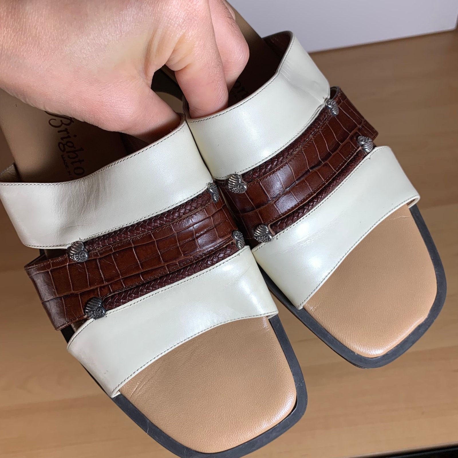 Brighton BRIGHTON BILLIE Size 8 Leather Sandals Size US 8 / IT 38 - 9 Thumbnail
