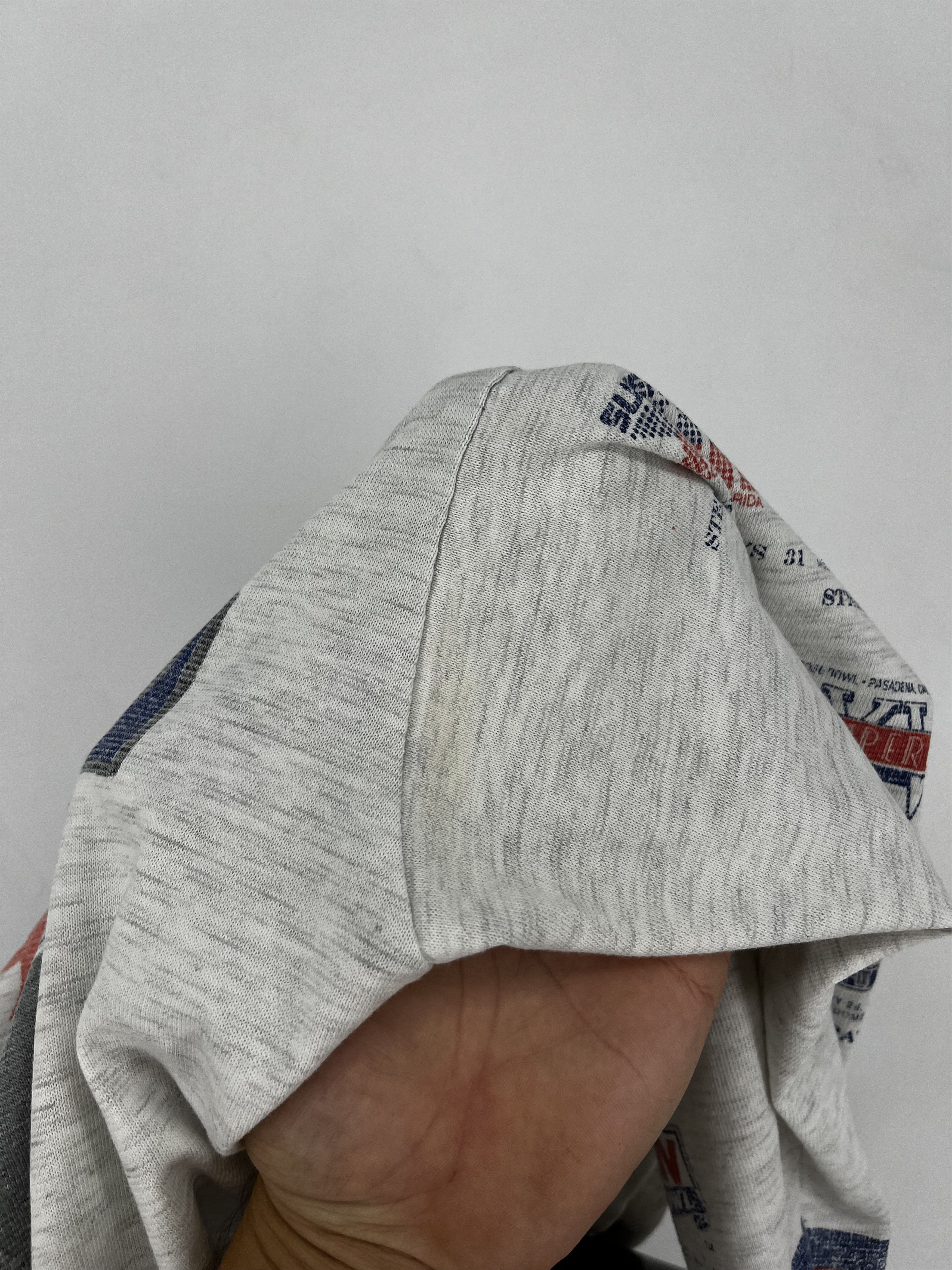 NFL Vintage 90s Super Bowl XXV 1991 Tee XL Long Gone USA 3/4 Size US XL / EU 56 / 4 - 19 Thumbnail