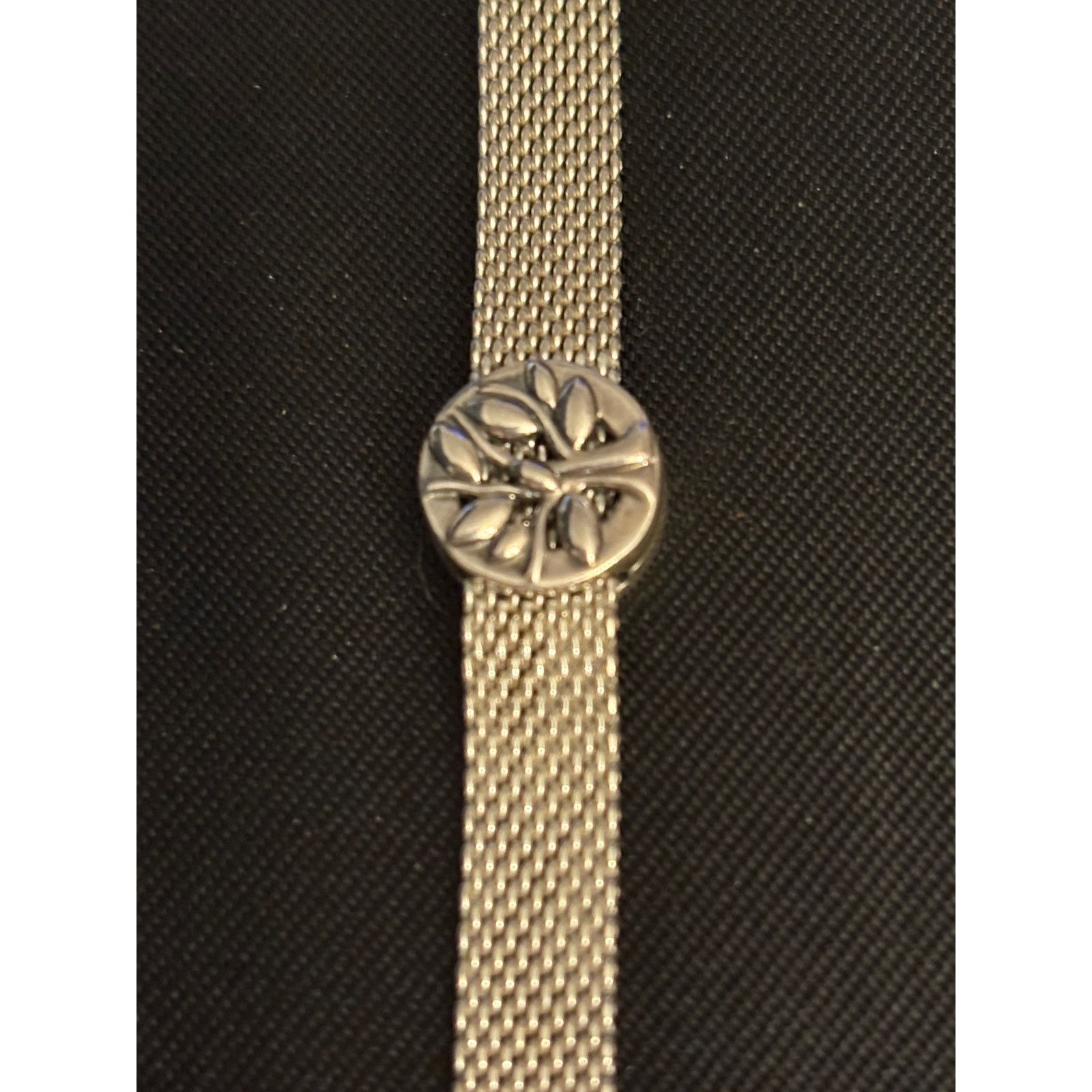 pandora Pandora S925 ALE Sterling Silver Mesh Bracelet 6.25" Charm Size ONE SIZE - 6 Thumbnail
