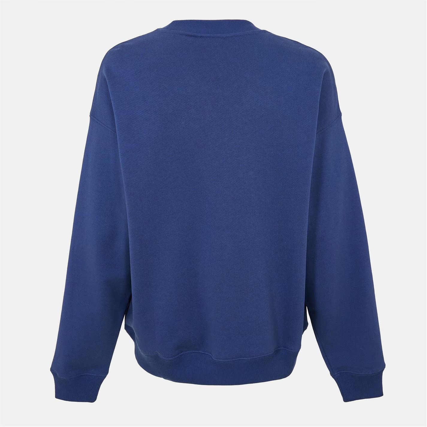 Off-White o1g2r1mq0226 Skate Contemporary Fit Crew Sweatshirt Blue Size US XXL / EU 58 / 5 - 2 Thumbnail