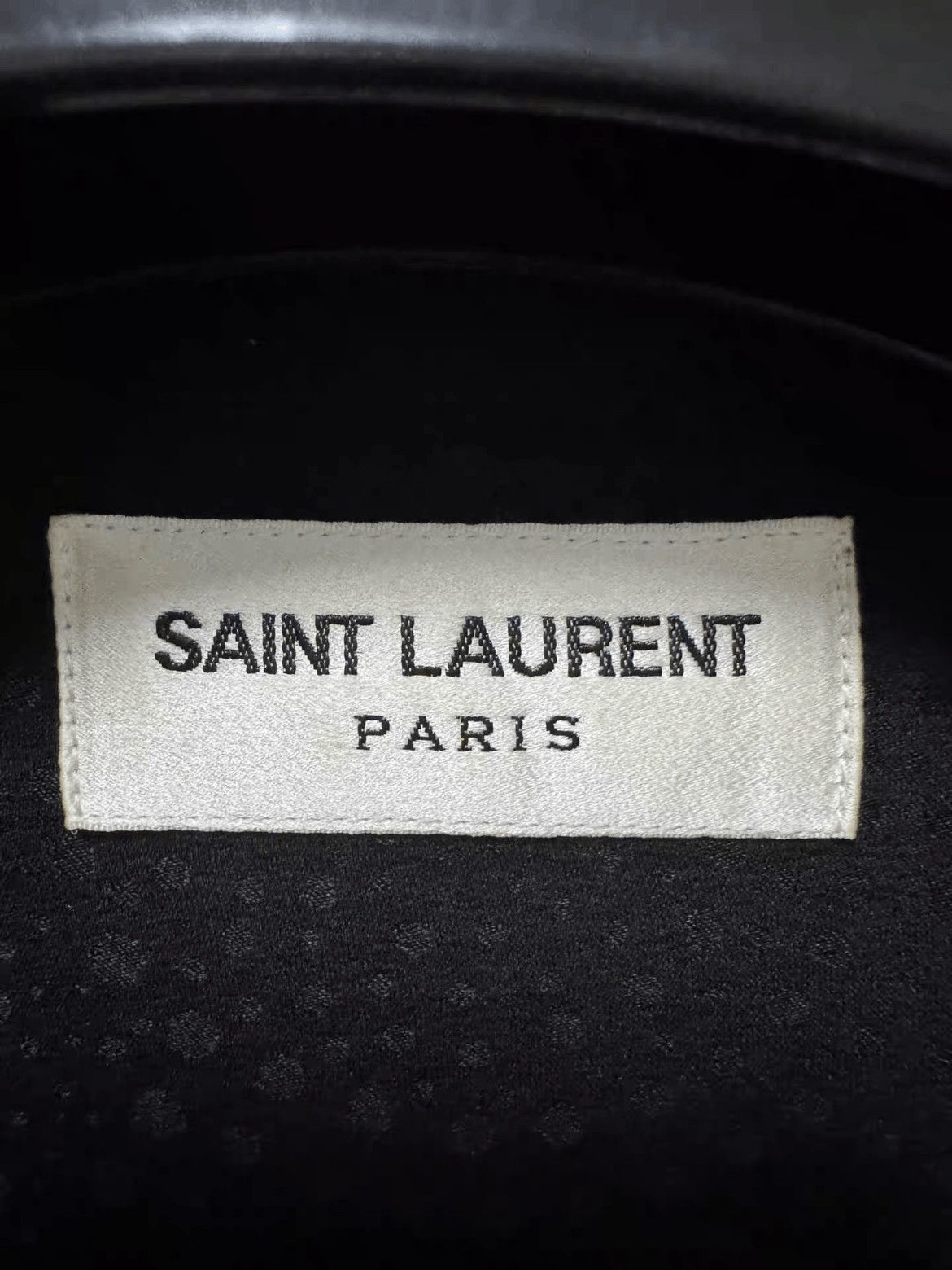 Saint Laurent Paris Sz 40 Saint Laurent Paris 20SS Runway Dark Pattern Shirt-25 Size US L / EU 52-54 / 3 - 6 Thumbnail