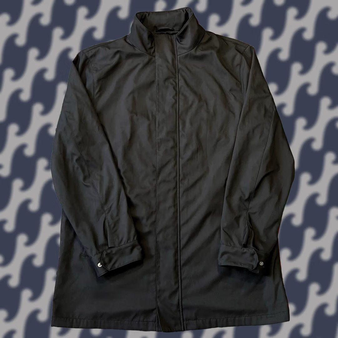 Armani Armani Collezioni Mens Car Coat Black Water Resistant Jacket Lined 46 Size US S / EU 44-46 / 1 - 1 Thumbnail