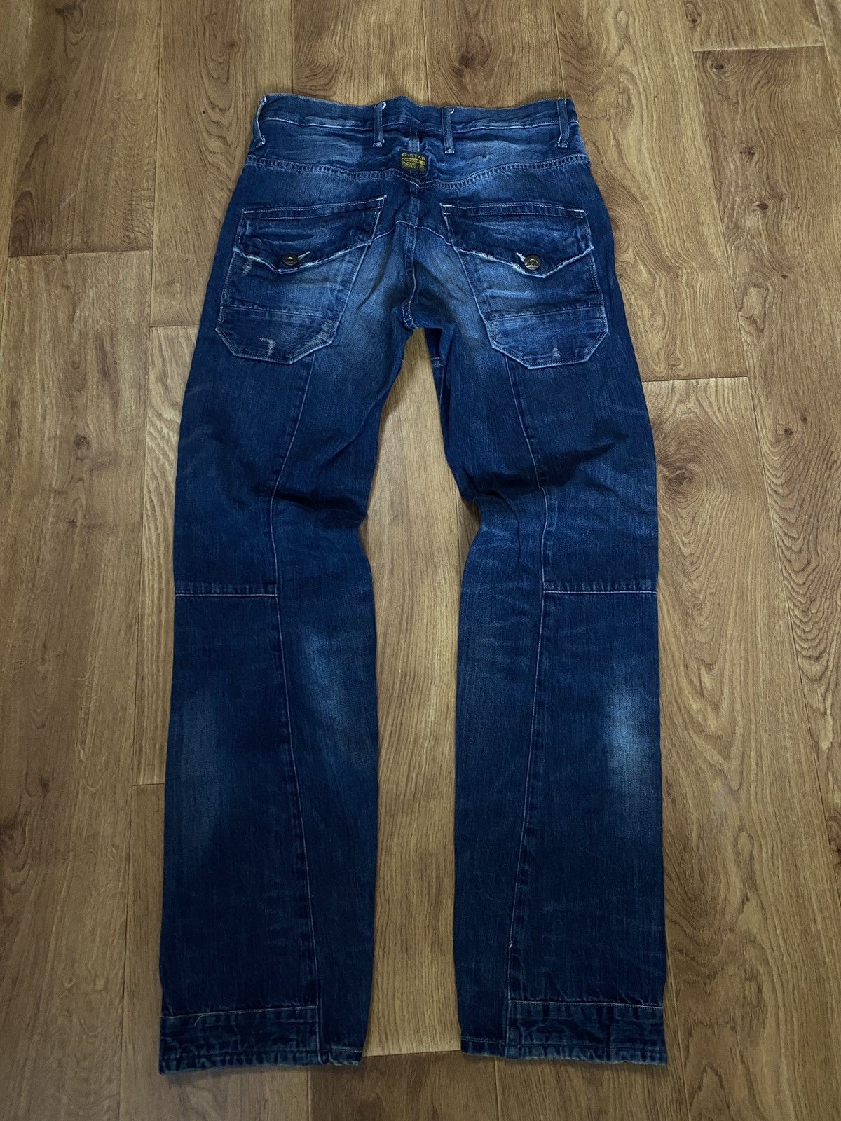 G-Star × Vintage Denim Pants Gstar Raw Jeans Y2K Size US 32 / EU 48 - 6 Thumbnail