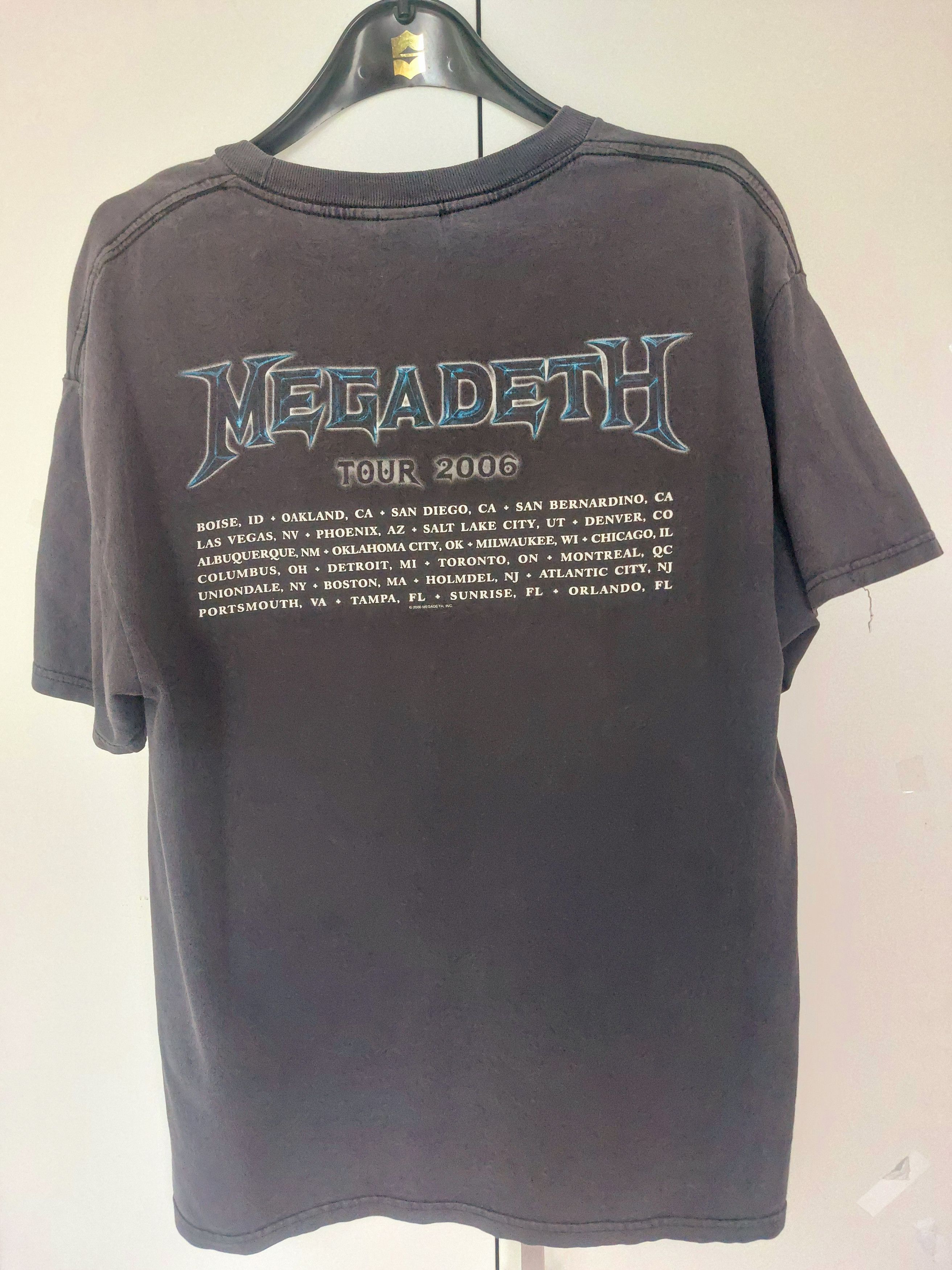 Other Megadeth Gigan Tour 2006 Size US L / EU 52-54 / 3 - 2 Thumbnail