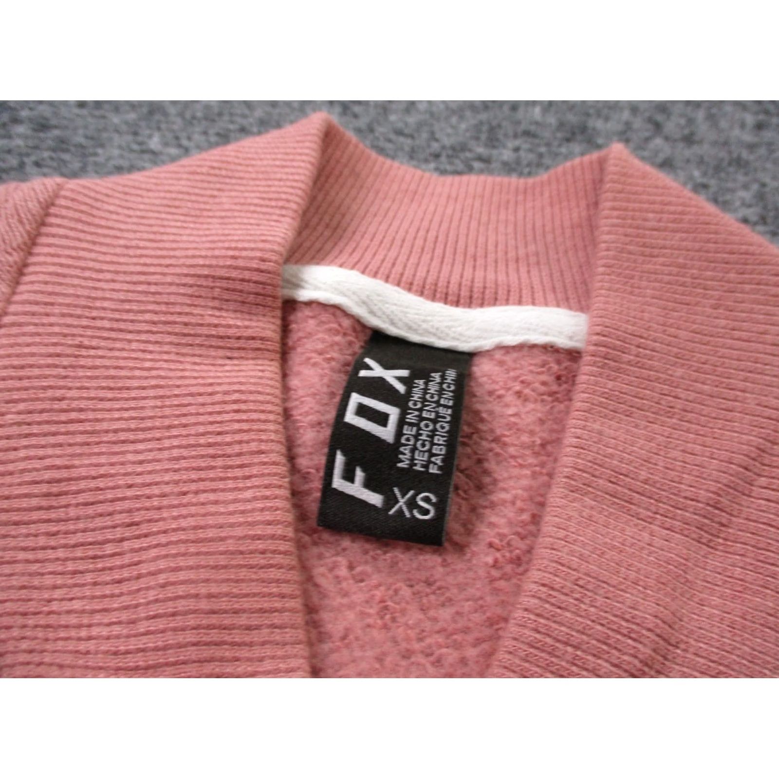 Fox Racing VINTAGE Fox Racing Sweater Women XS Pink Cardigan Sport Varsity Preppy Fall Logo Size XS / US 0-2 / IT 36-38 - 6 Thumbnail