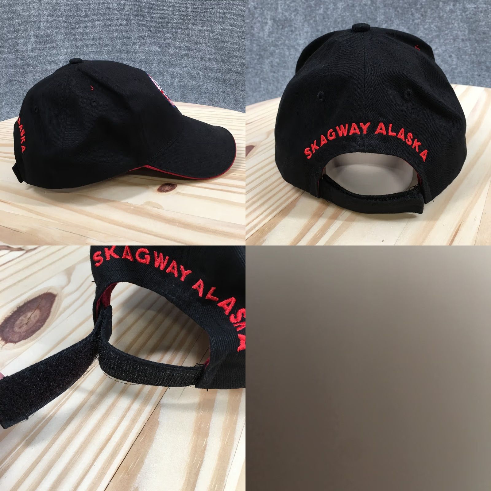 Vintage White Pass & Yukon Route 2012 Skagway Alaska Railroad Baseball Cap Hat Black Men Size ONE SIZE - 8 Thumbnail
