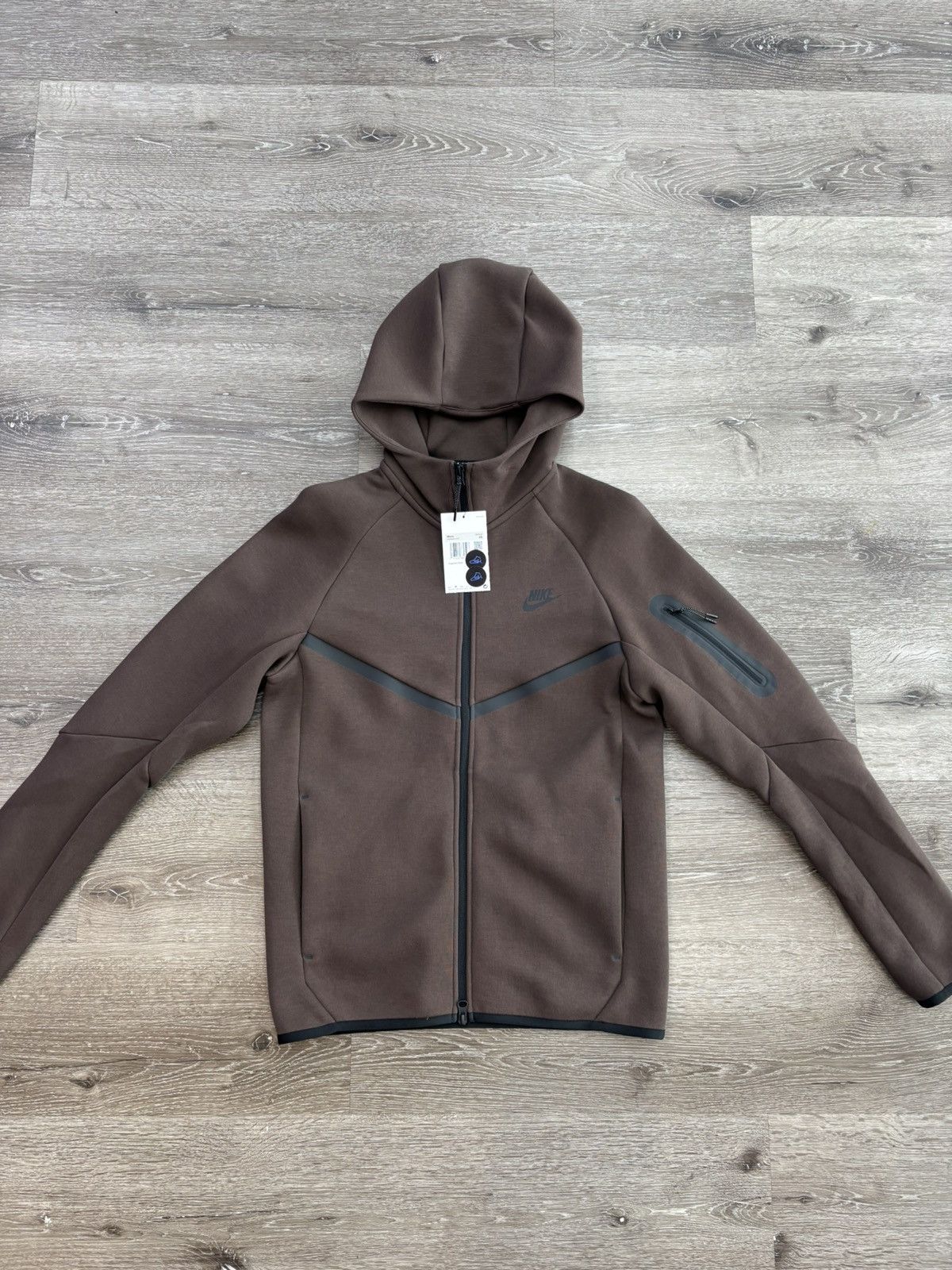 Nike Sportswear “Tech Fleece” Full-Zip Hoodie(Baroque Brown)