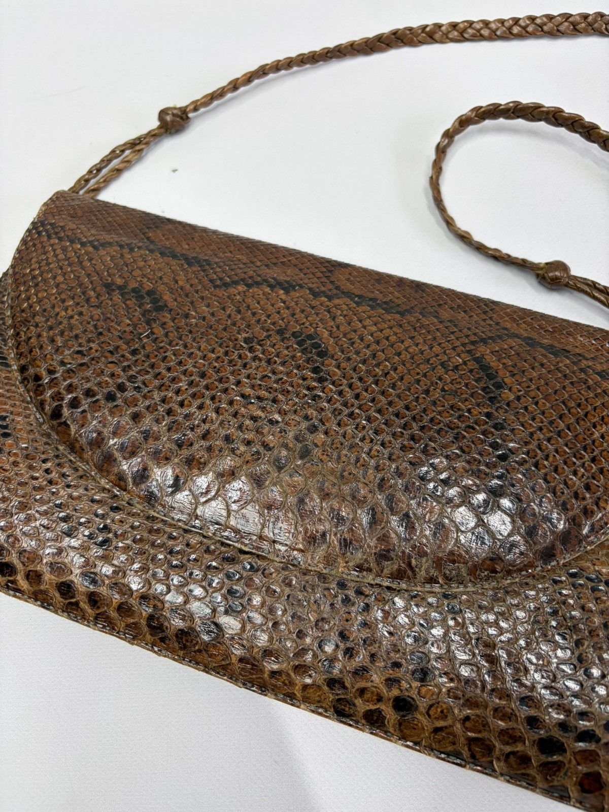 KMRii Snakeskin Leather Bag Y2K Archive KMRii If Six Was Nine Vibe Size ONE SIZE - 9 Thumbnail