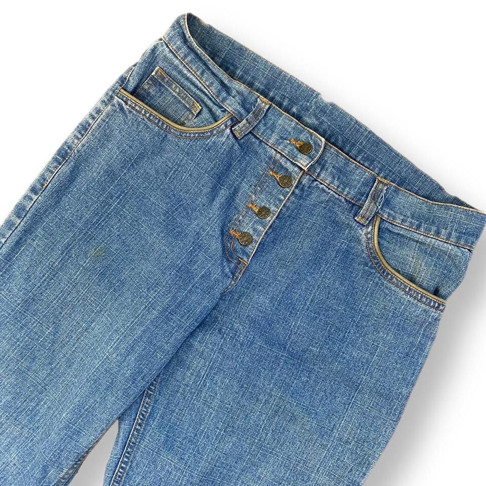 Other Y2K Slit Jeans Size 30" / US 8 / IT 44 - 4 Thumbnail