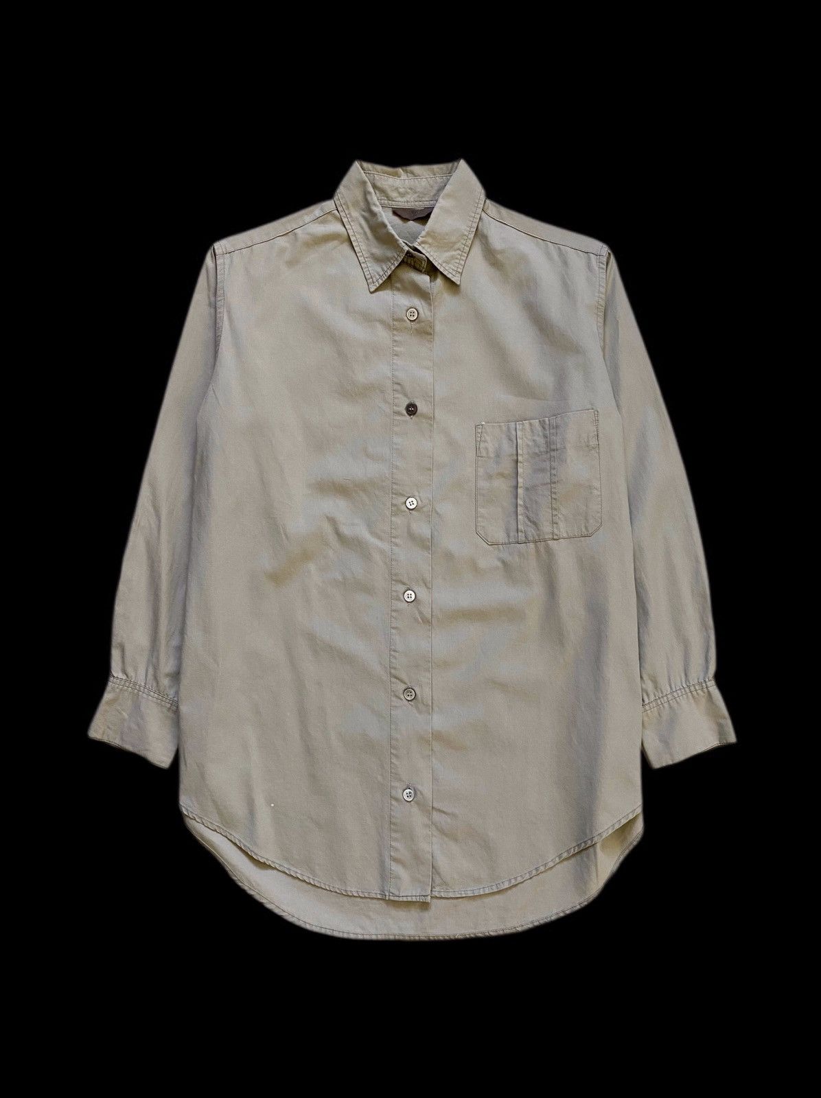 Y's Vintage Y’s Yohji Yamamoto Oversized Shirt - Sage Green Size US M / EU 48-50 / 2 - 1 Thumbnail