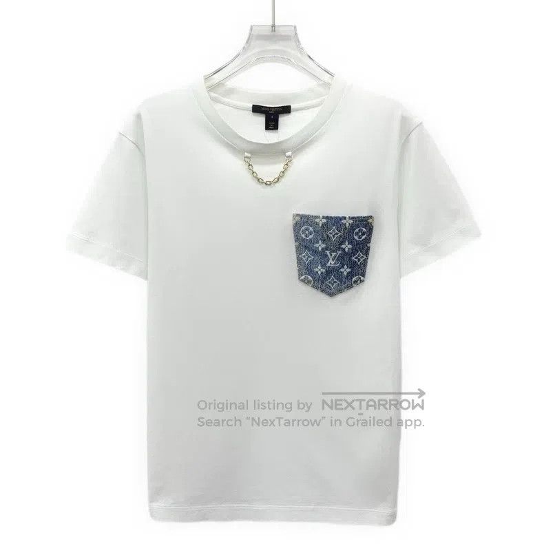 Louis Vuitton Louis Vuitton 22 white pocket logo presbyopic chain cotton Size US S / EU 44-46 / 1 - 1 Thumbnail