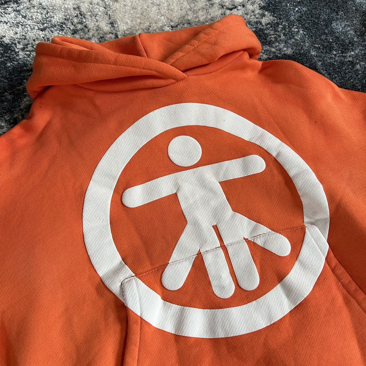 Other ORANGE AELiZA iNDiViDUAL SYMBOL CROPPED HOODiE ViTRUViAN MAN Size US L / EU 52-54 / 3 - 12 Thumbnail