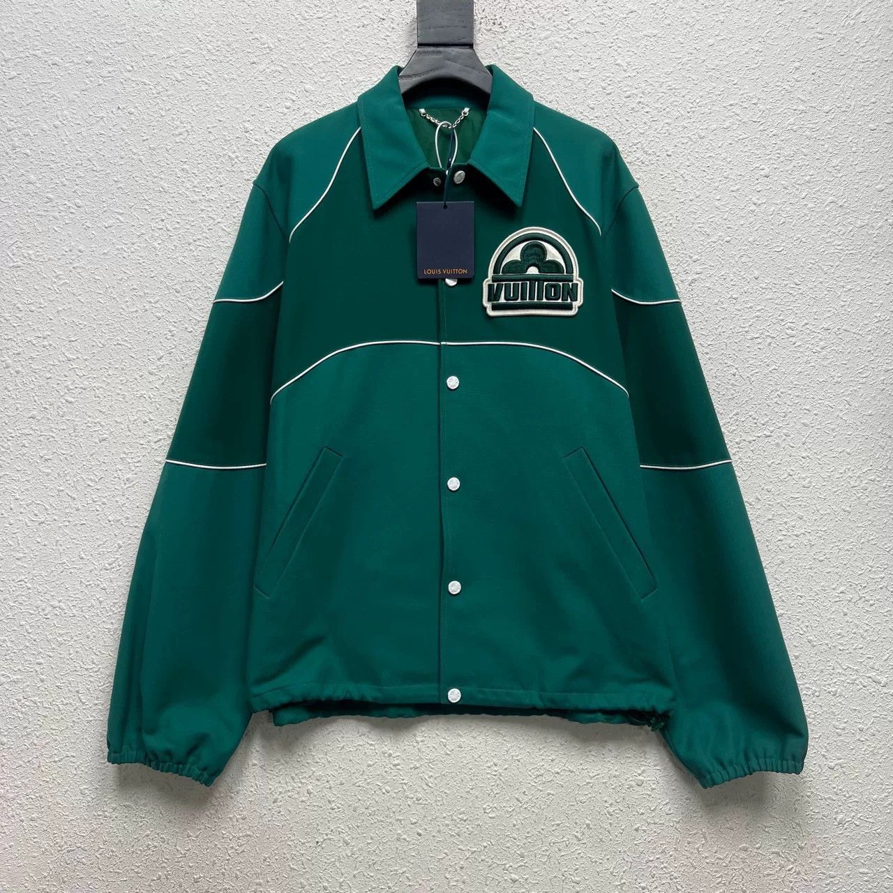 Louis Vuitton Louis Vuitton 23FW Flocked Embroidery Varsity Jacket Size US M / EU 48-50 / 2 - 1 Thumbnail