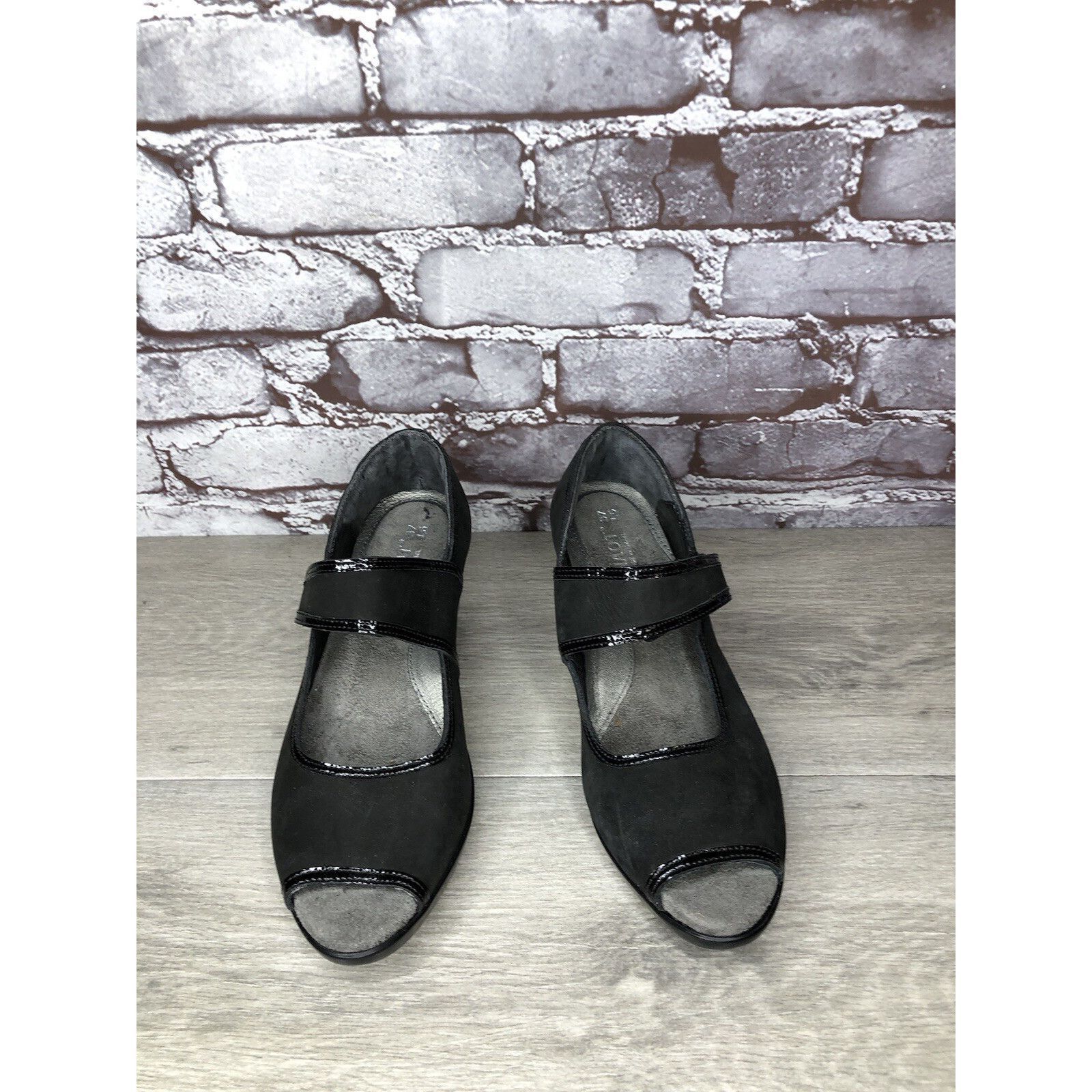 Other Naot Black Nubuck Leather MaryJane Heel Shoes Women Sz 37EU Size US 6.5 / IT 36.5 - 16 Thumbnail