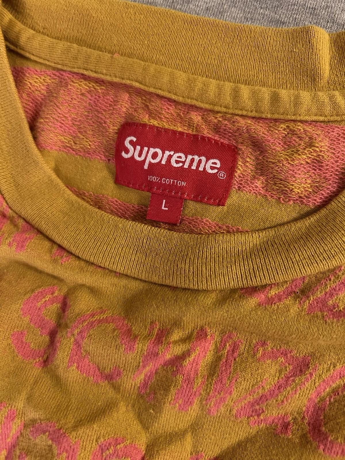 Supreme 2016 Supreme Schizo Pocket T-Shirt Longsleeve Jacquard L Size US L / EU 52-54 / 3 - 7 Thumbnail