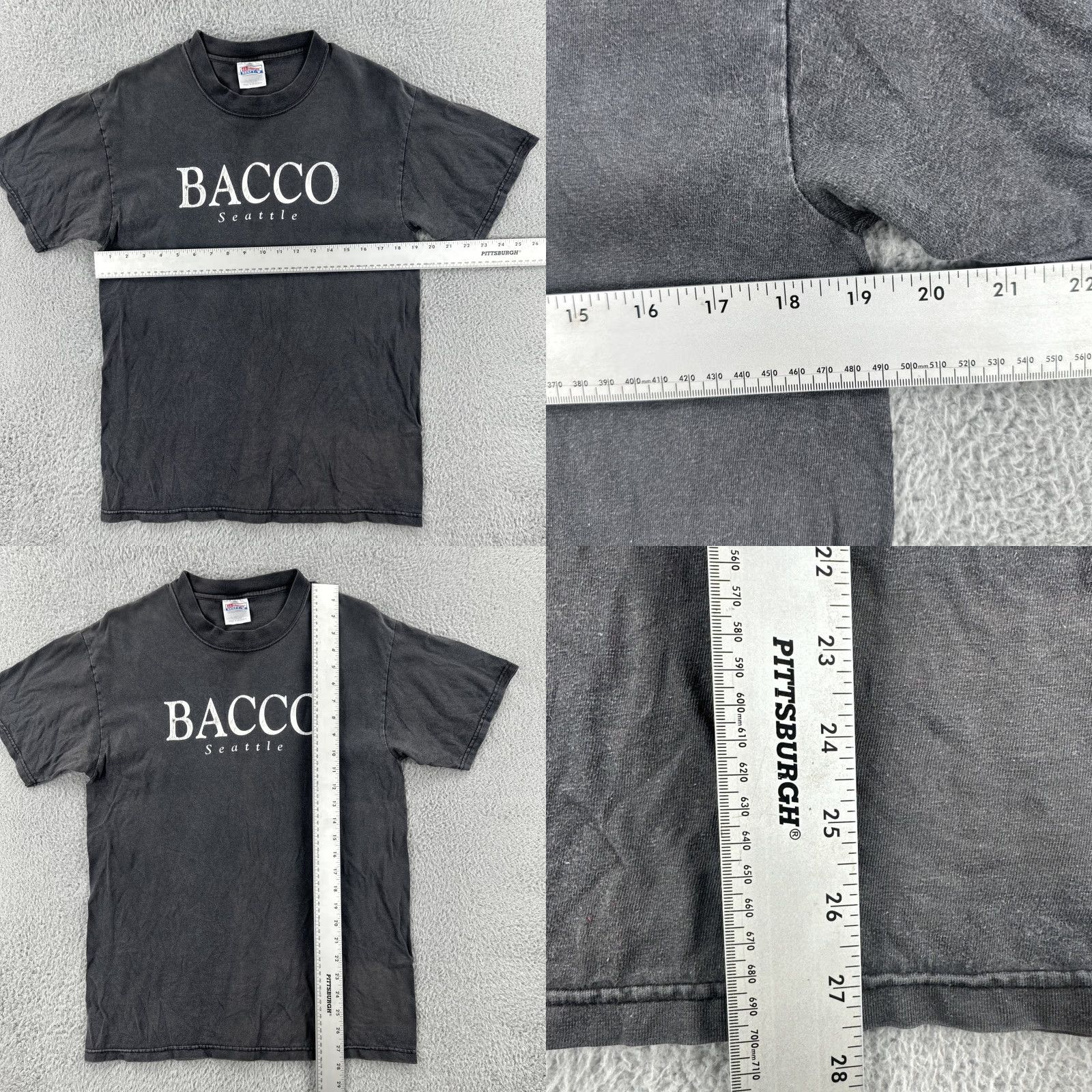 Hanes VINTAGE Hanes Beefy-T T-Shirt Adult Medium Black Short Sleeve Crew Neck Mens 90s City Classic Size US M / EU 48-50 / 2 - 8 Thumbnail