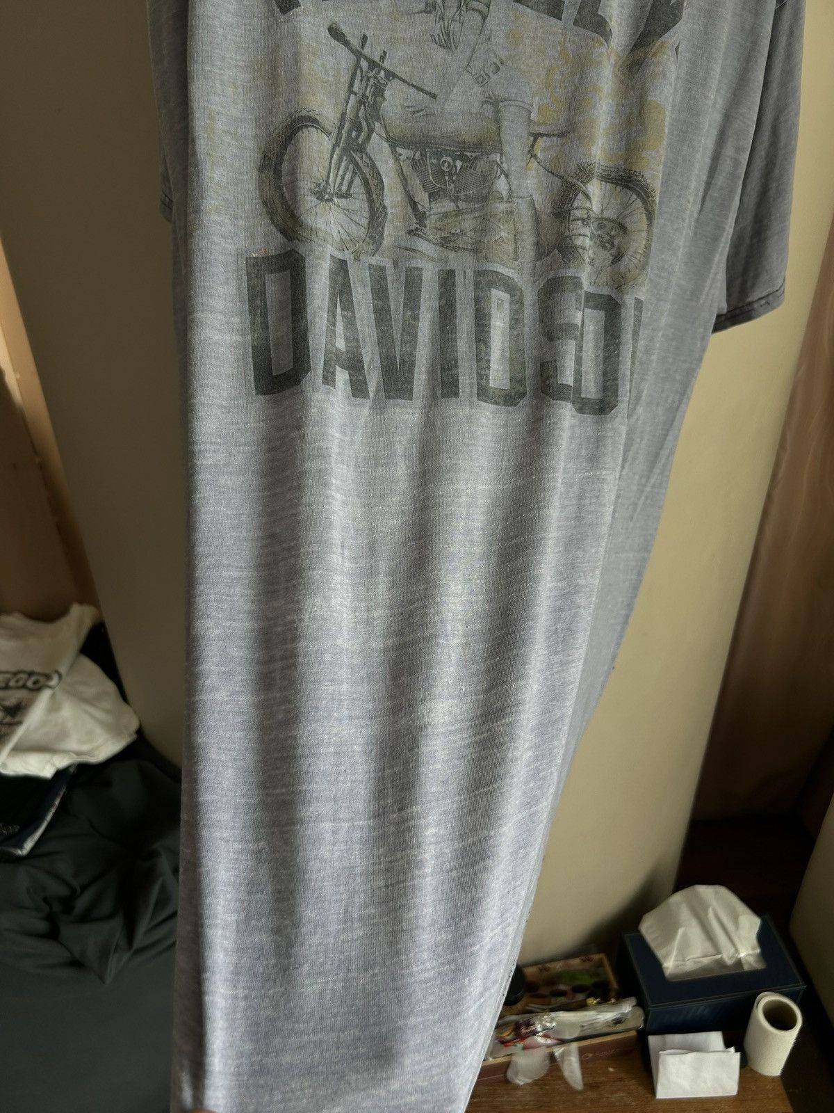 Vintage Vintage Harley Davidson Shirt Thrashed Fader West Coast Size US XL / EU 56 / 4 - 7 Thumbnail