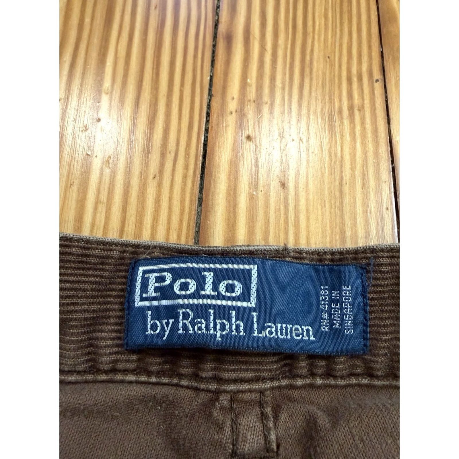 Polo Ralph Lauren Polo Ralph Lauren Pants Mens 34x30 Corduroy 5-Pocket Straight Chino Brown Size US S / EU 44-46 / 1 - 3 Thumbnail