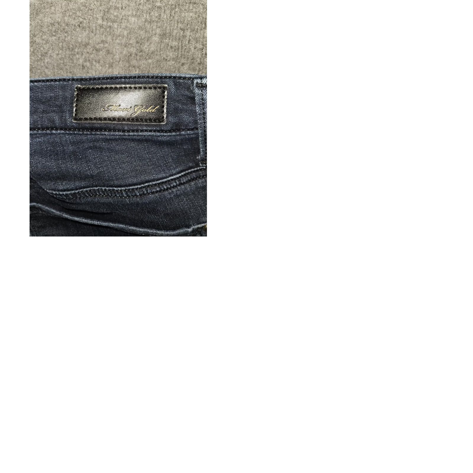 Mavi Mavi Gold Jeans Womens 29 Blue Dark Wash Tess High Rise Skinny Stretch Denim Jeans Size 29" - 9 Thumbnail