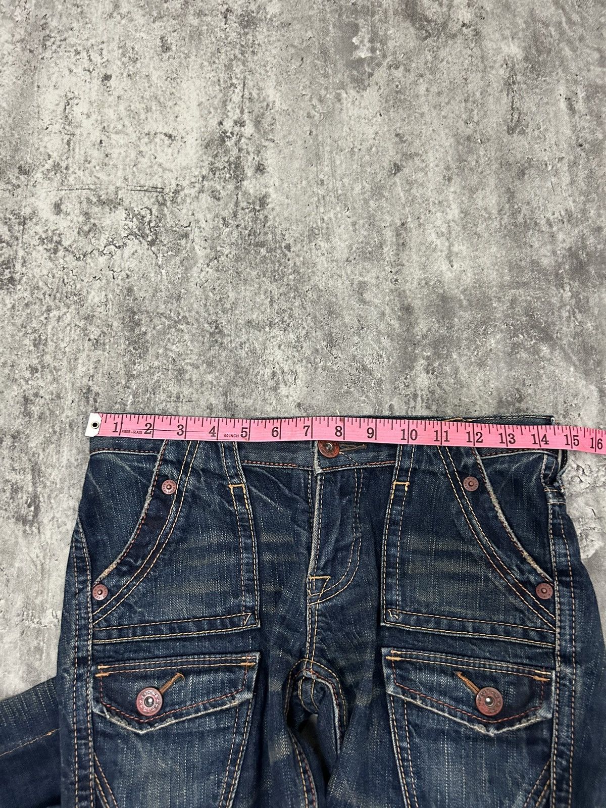 If Six Was Nine × Japanese Brand × Tornado Mart Vintage Brapers Front Pocket Flare Jeans Size US 29 - 14 Thumbnail