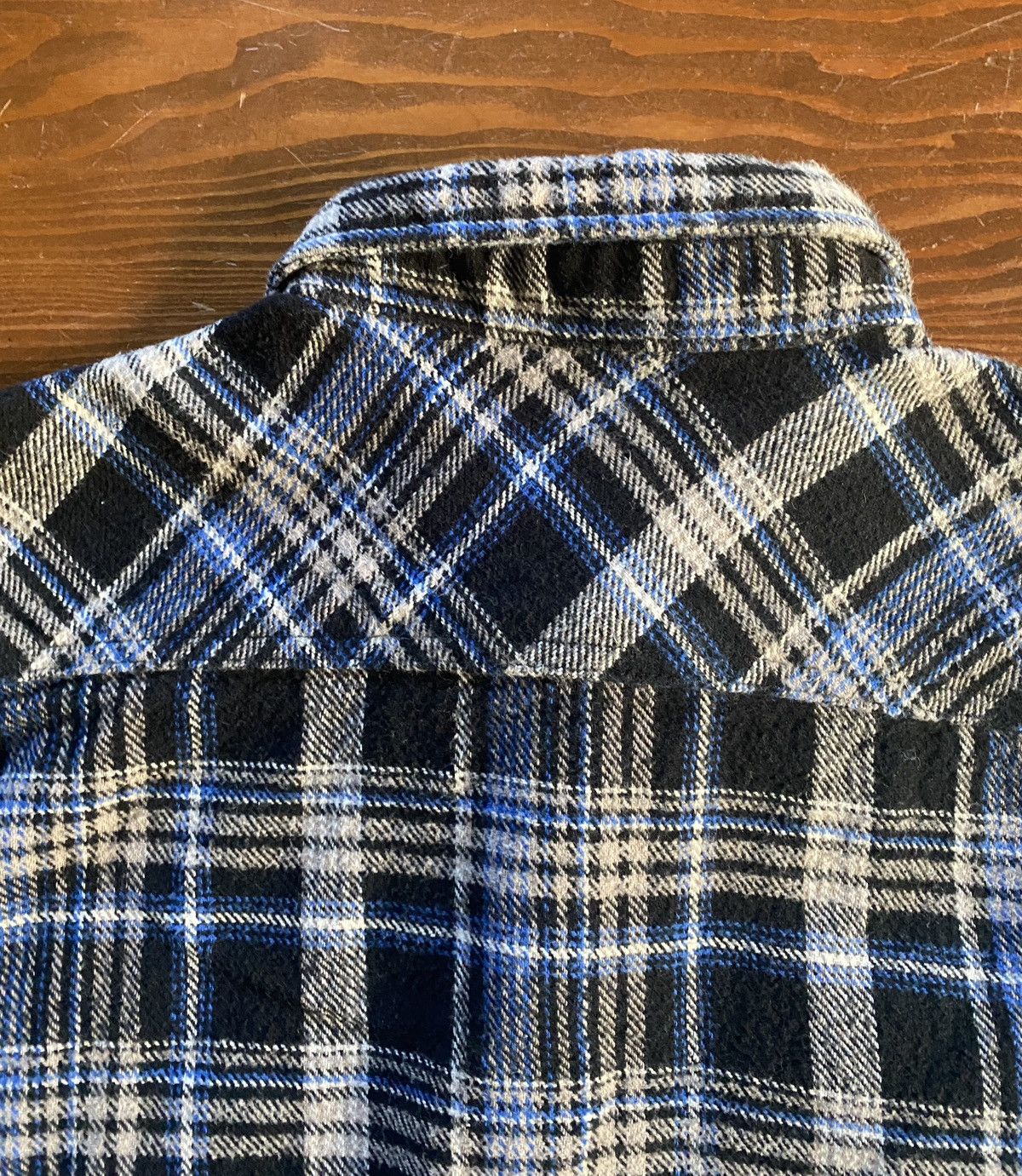 Dickies Dickies Blue Black White Plaid Flannel Thick Button Up Size US M / EU 48-50 / 2 - 13 Thumbnail