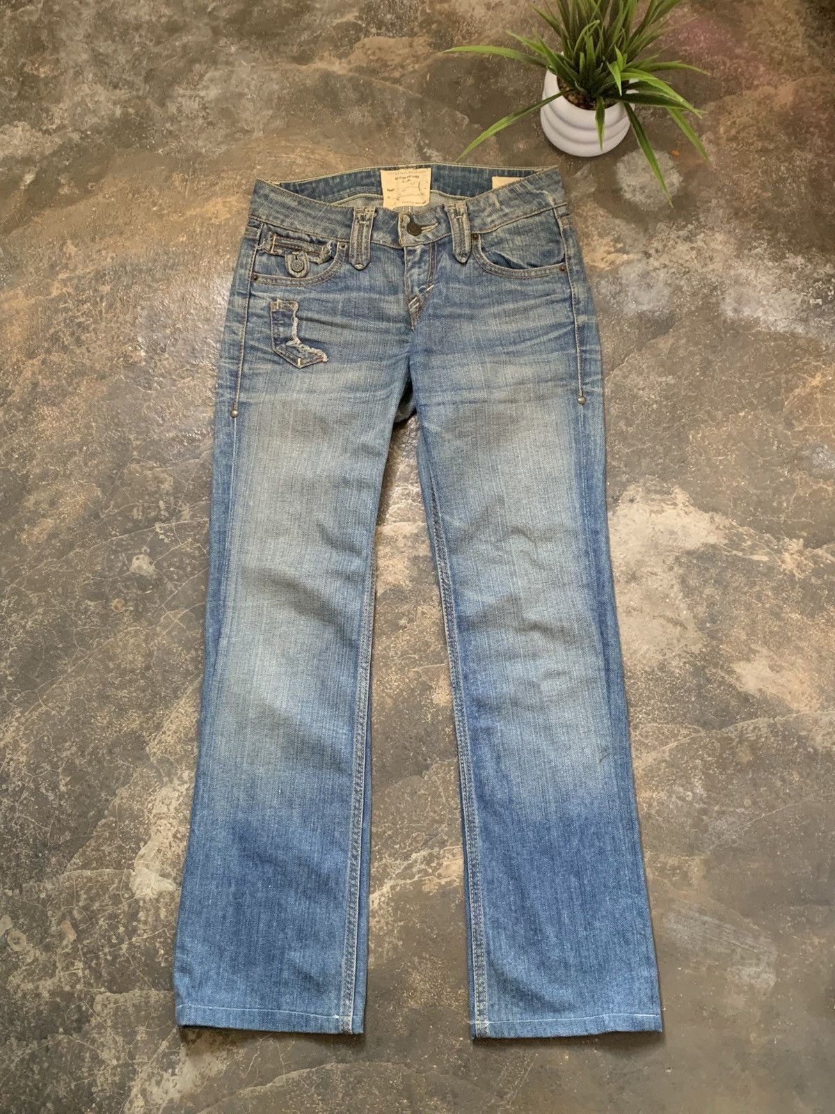 Jimmy Taverniti SICK🔥TAVERNITI SO BY JIMMY TAVERNITI MID FLARE JEANS Size 28" / US 6 / IT 42 - 1 Thumbnail