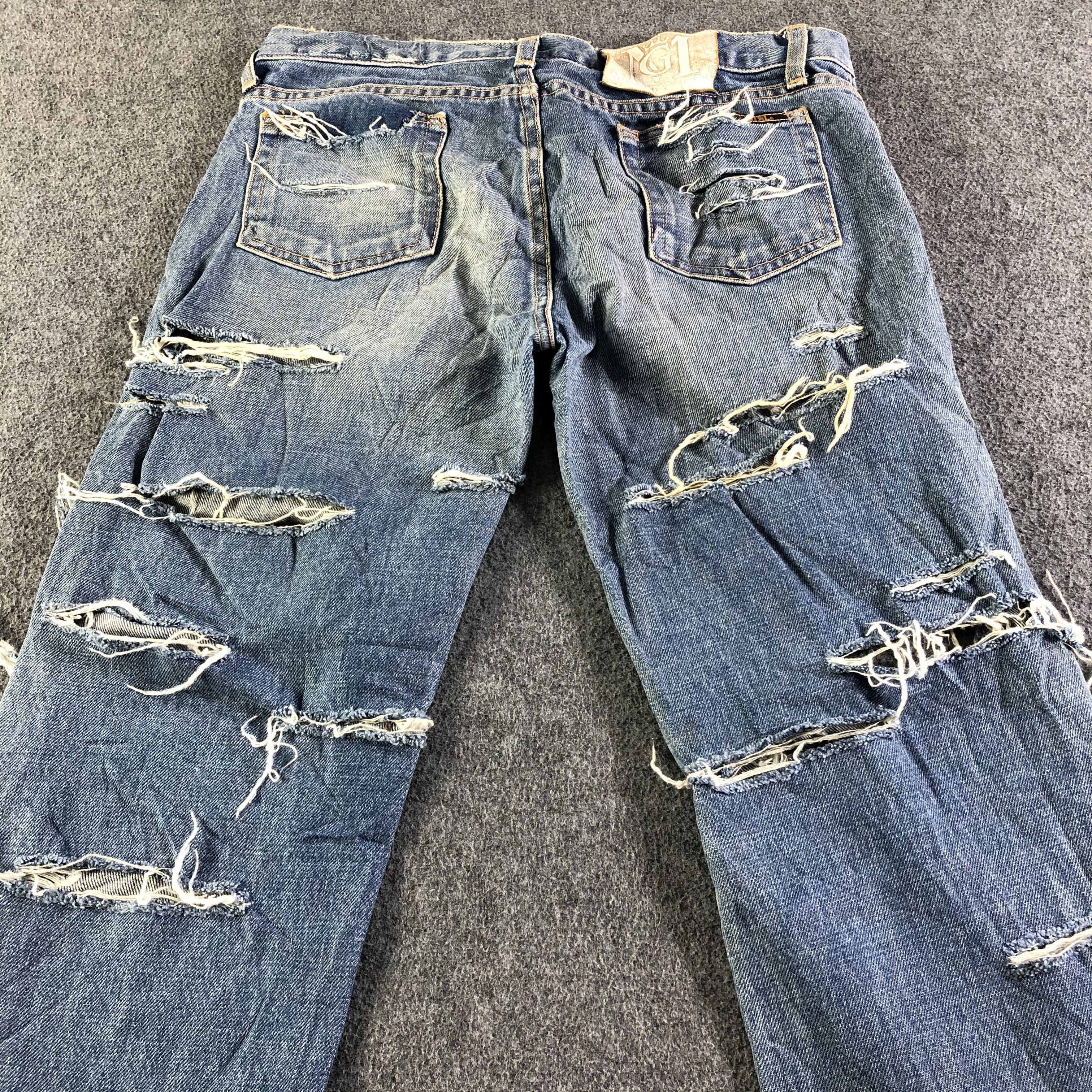 Japanese Brand Vintage Distressed Material Girl Jeans-J4529 Size 30" / US 8 / IT 44 - 4 Thumbnail