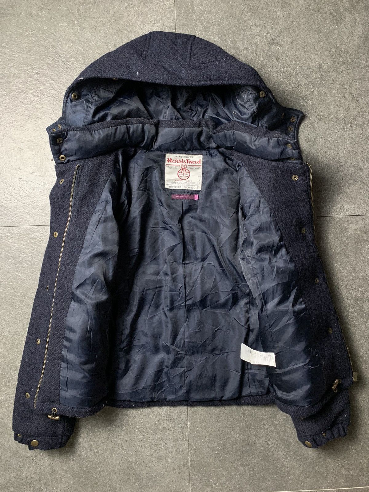 Harris Tweed Harris Tweed x Earth Music & Ecology Iconic Wool Down Jacket Size S / US 4 / IT 40 - 6 Thumbnail