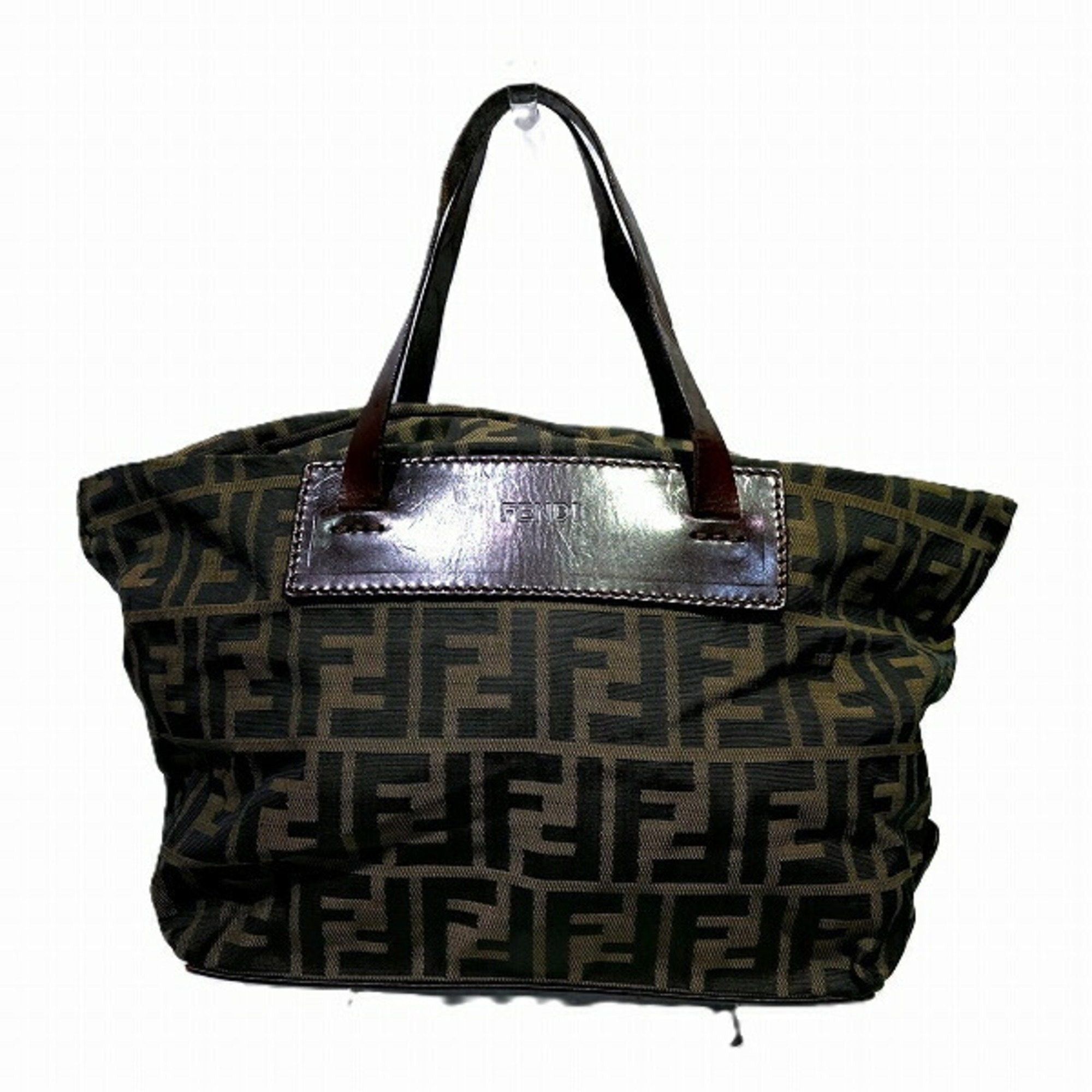 image of Fendi Zucca Pattern 15823 Bags, Handbags, Tote Bags, Women's in Brown