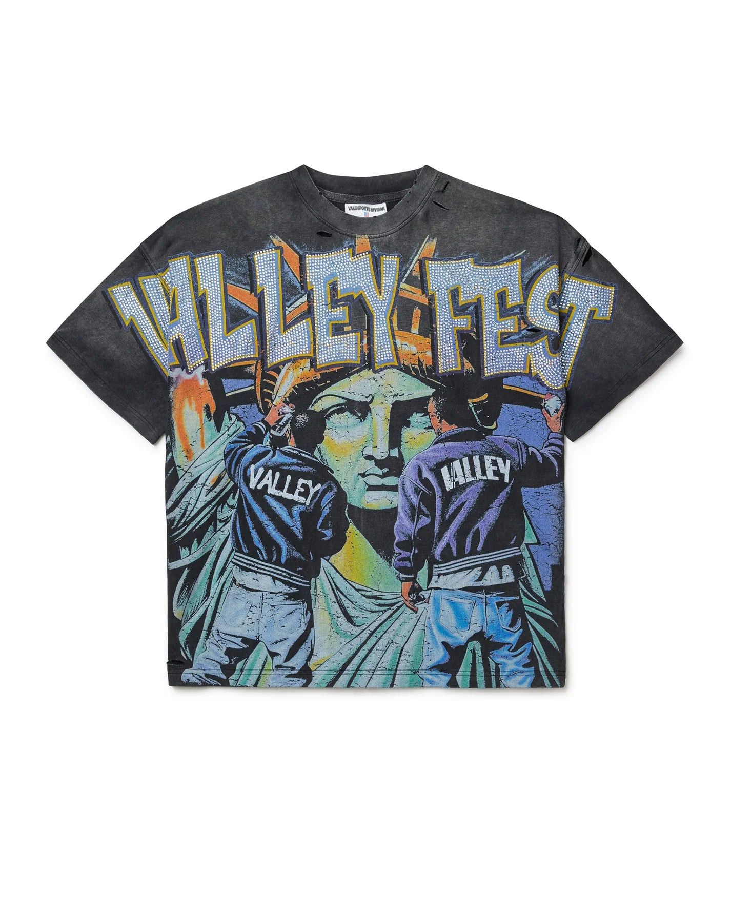 Vale Forever Bling Graffiti Tee Black Size US L / EU 52-54 / 3 - 1 Thumbnail