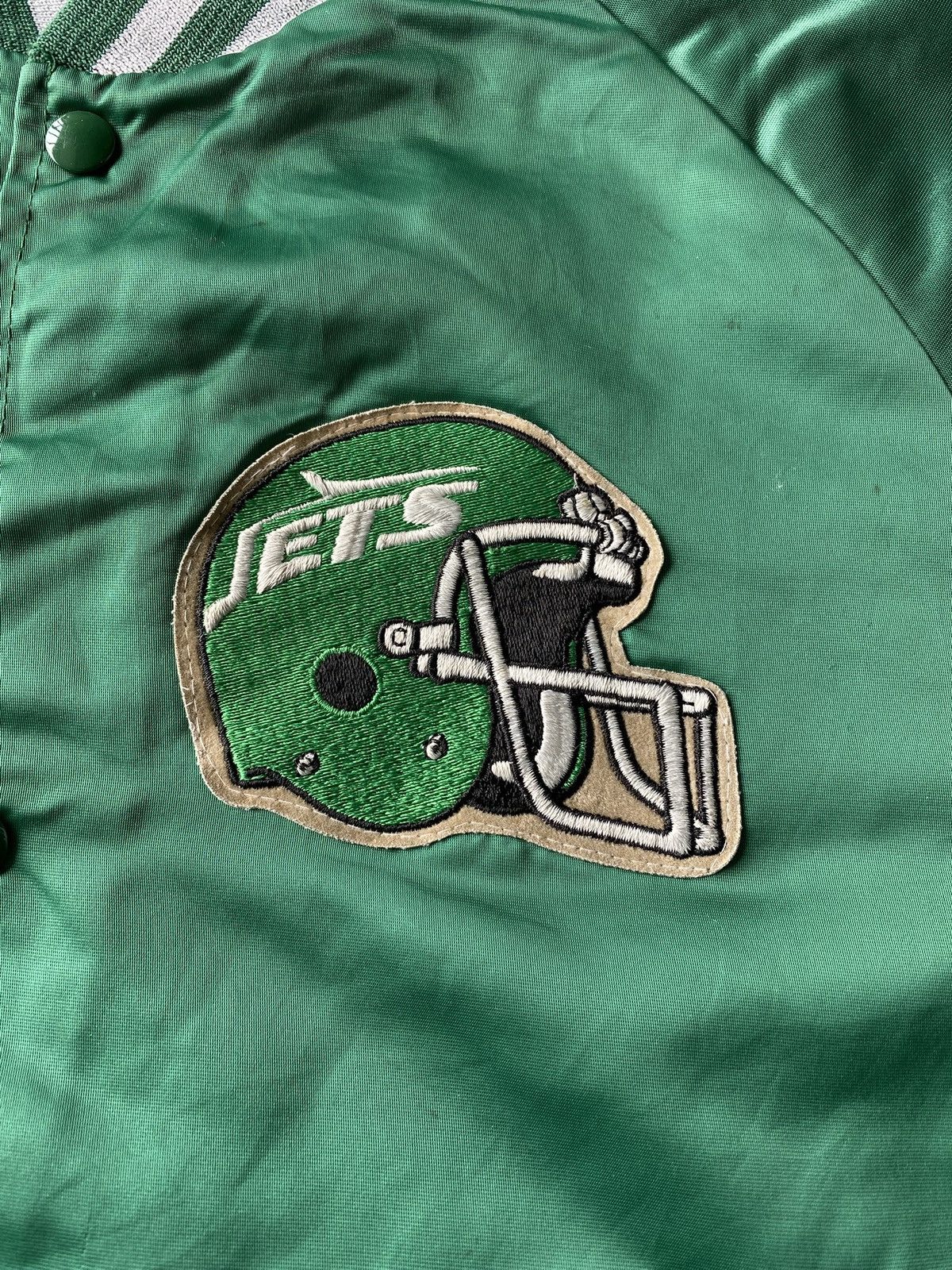NFL Vintage 90’s NFL New York Jets Locker Line Jacket Size US L / EU 52-54 / 3 - 6 Thumbnail