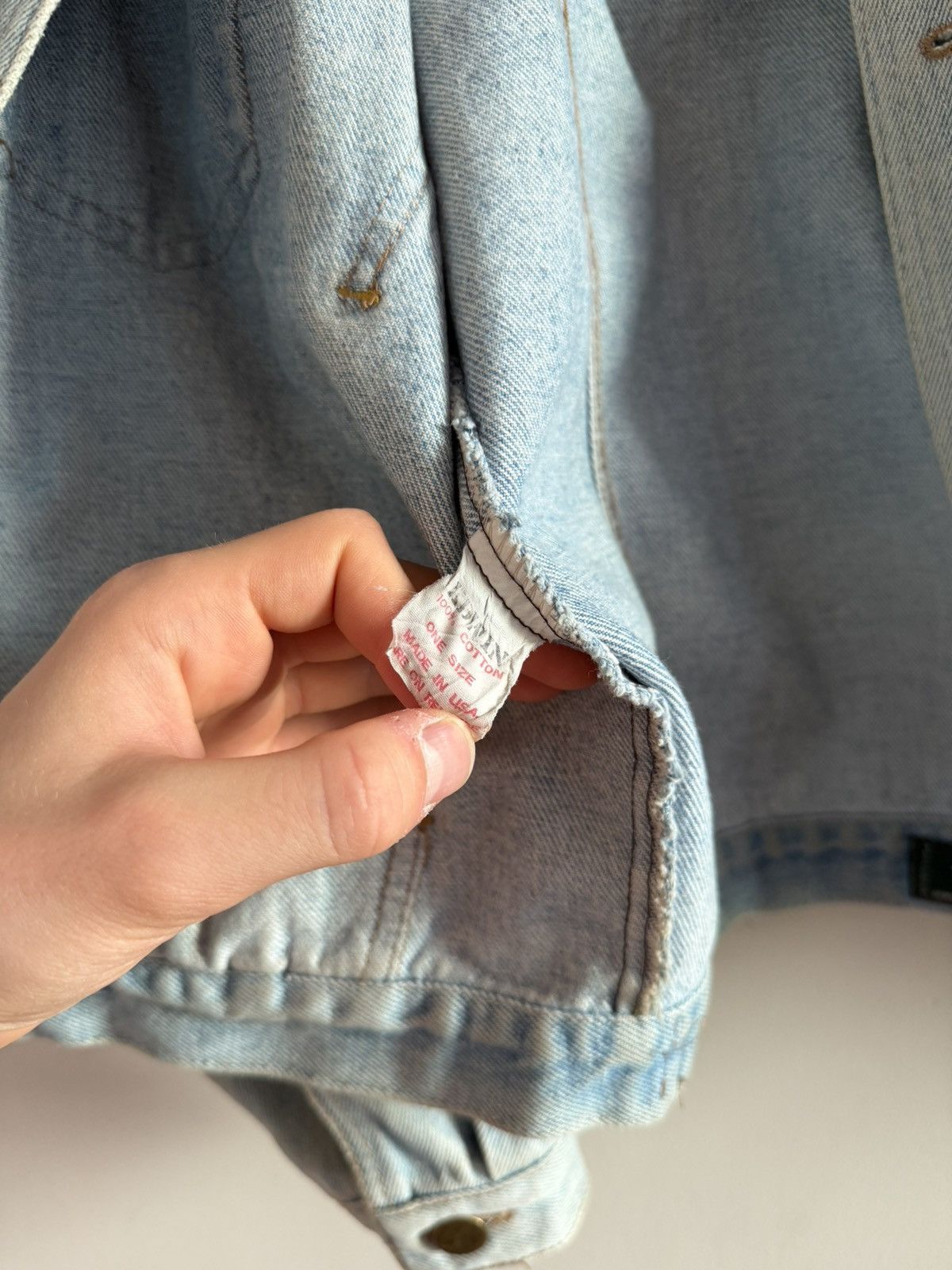 Edwin Edwin Vintage Denim Jacket Light Wash Size US L / EU 52-54 / 3 - 5 Thumbnail