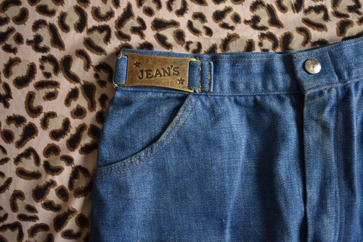 Other Vintage Jeans Midi Button Up Skirt Size 28" / US 6 / IT 42 - 2 Thumbnail