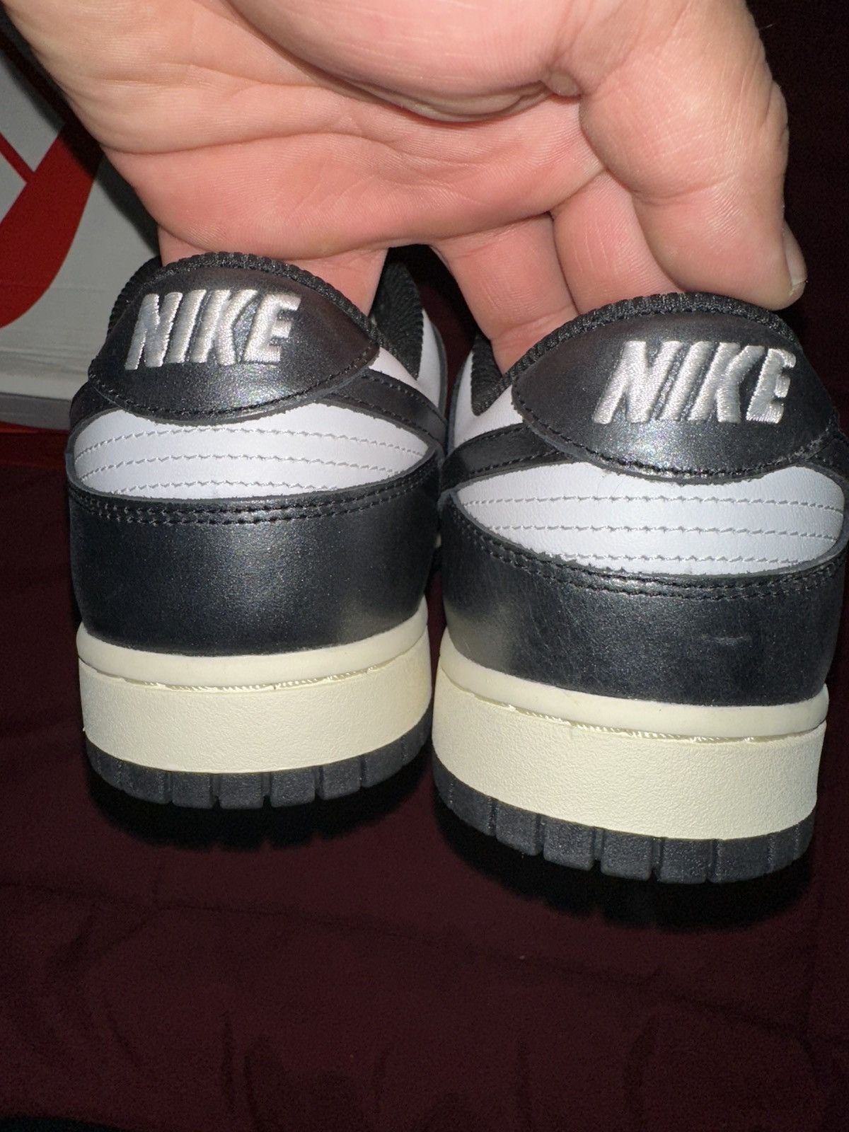Nike Nike dunk low vintage panda Size US 10 / EU 43 - 4 Thumbnail