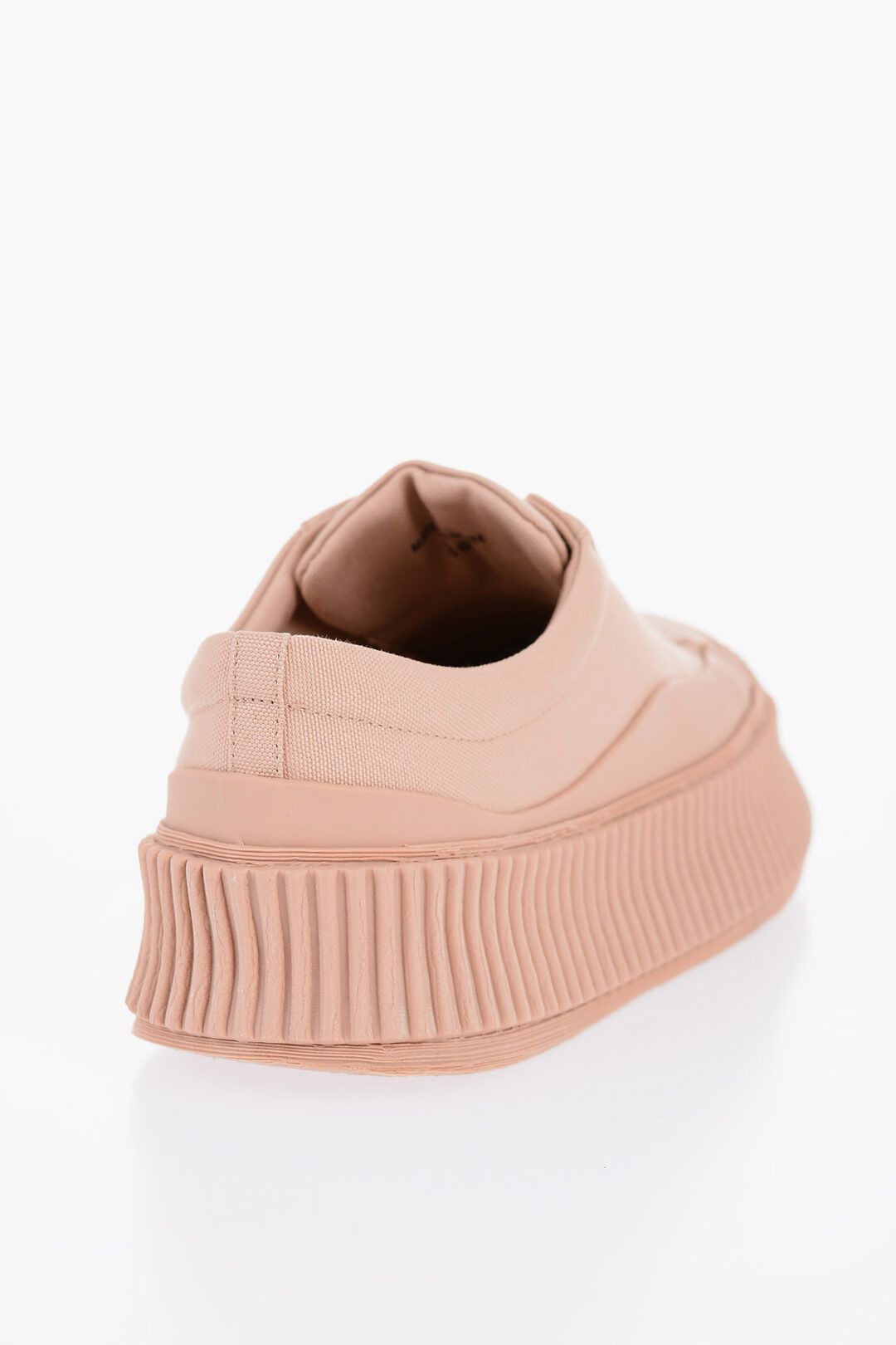 Jil Sander og1mm1225 Lace-up Canvas Sneakers in Pink Size US 6 / IT 36 - 3 Thumbnail