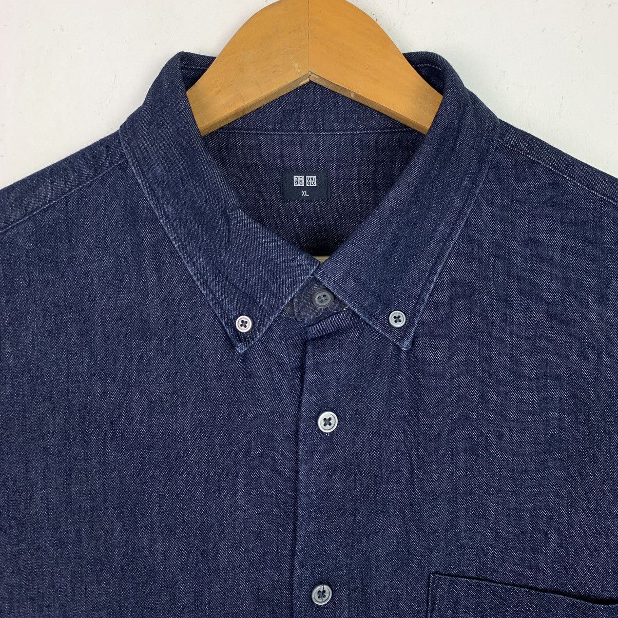 Uniqlo Uniqlo Denim long sleeve Jacket Size US XL / EU 56 / 4 - 2 Thumbnail