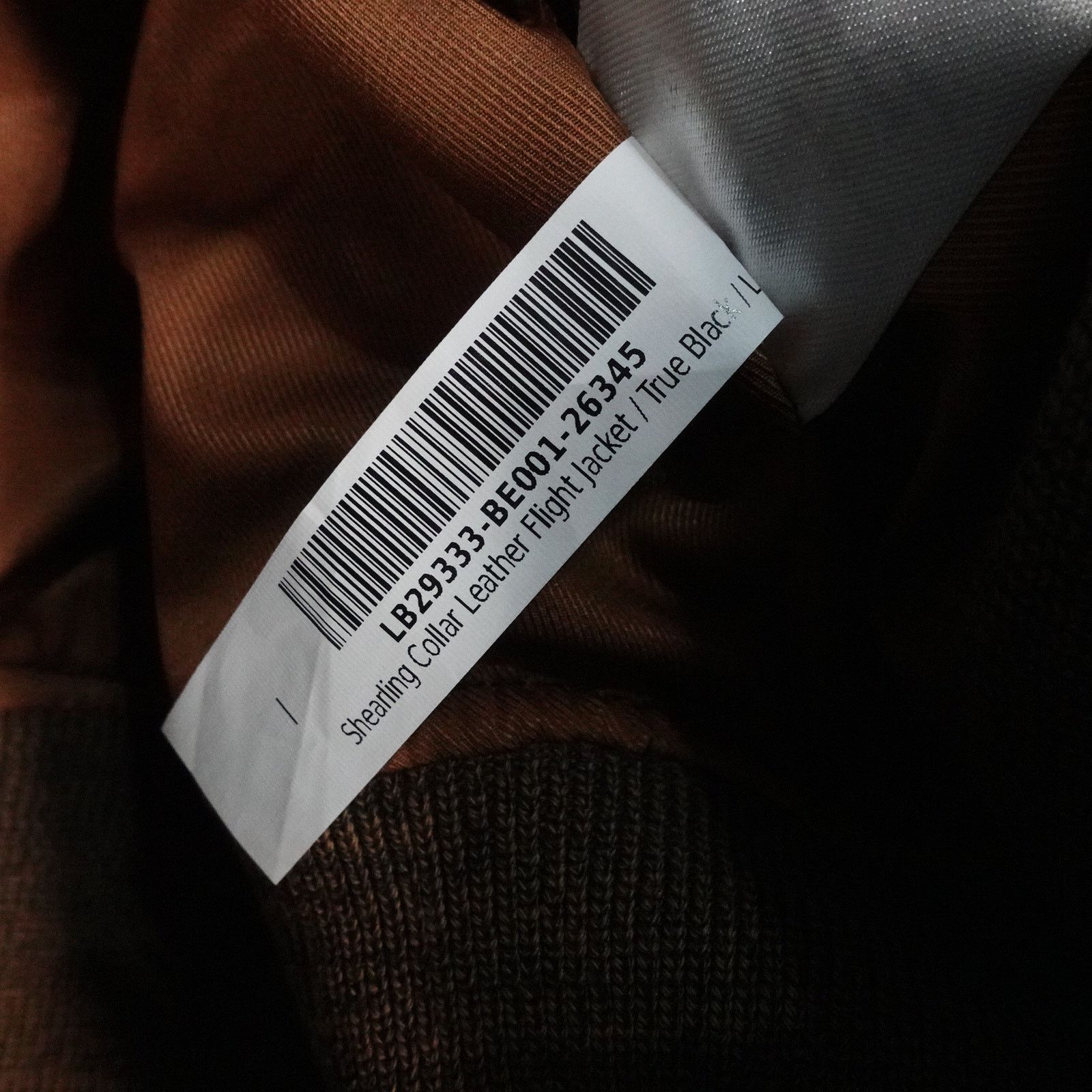 Quince Quince Large True Black Shearling Collar Leather Jacket Size US L / EU 52-54 / 3 - 11 Thumbnail