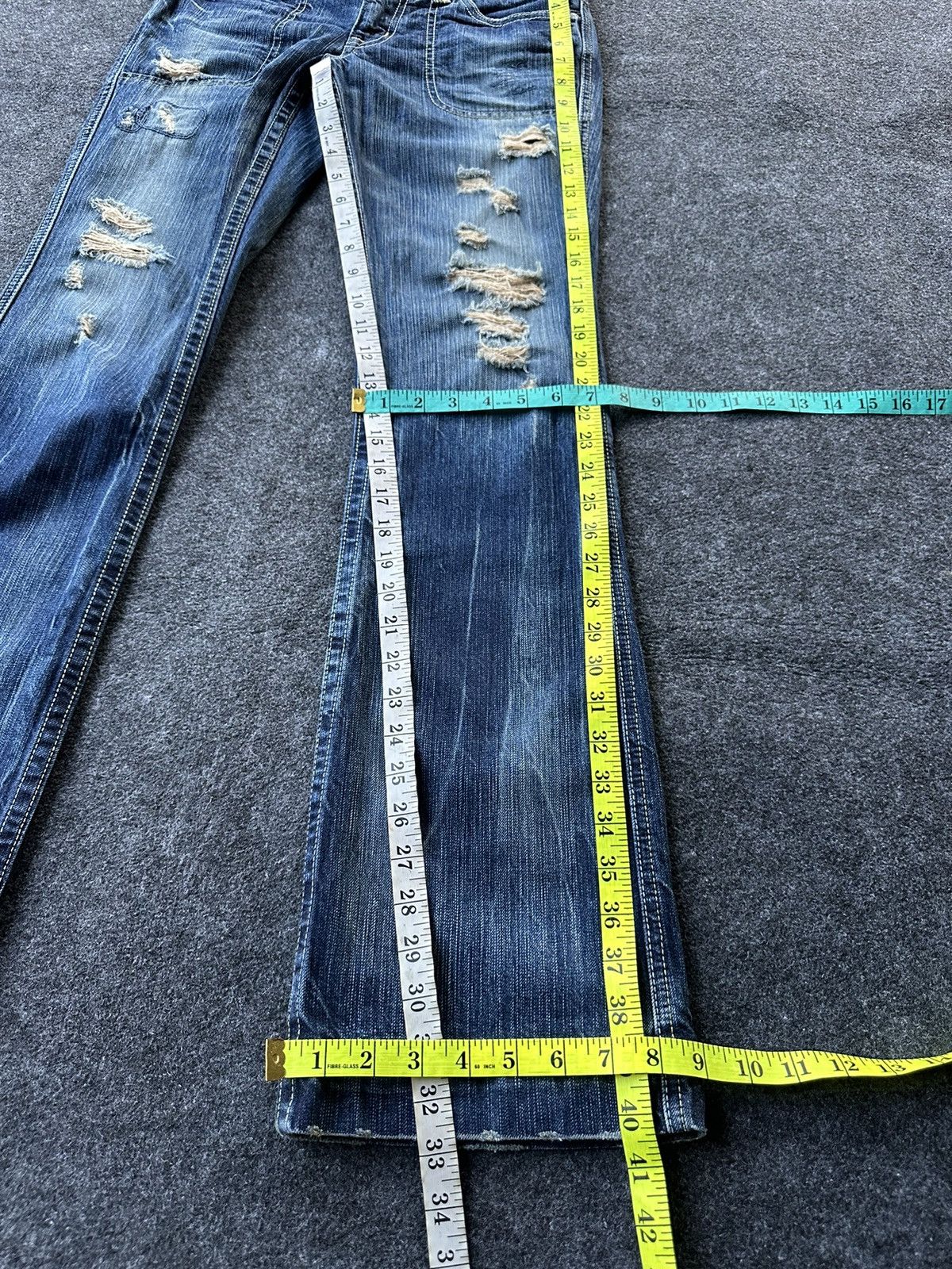 14th Addiction × Beauty Beast × If Six Was Nine Vintage Flare Georgia Love Denim D231 Size US 28 / EU 44 - 8 Thumbnail