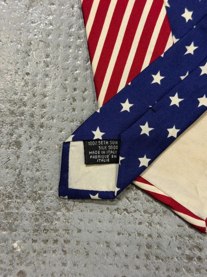 Dolce & Gabbana 2000s Dolce & Gabbana Free America Kid Tie Size ONE SIZE - 7 Thumbnail