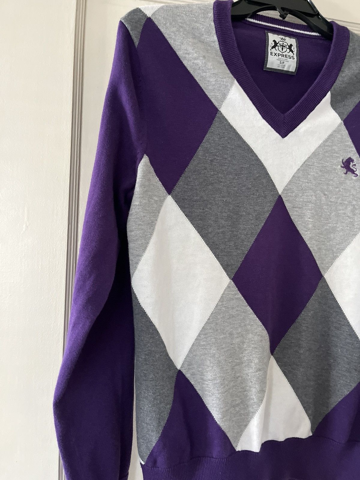 Express Really cool vintage checkered 90’s inspired express sweater Size US S / EU 44-46 / 1 - 4 Thumbnail
