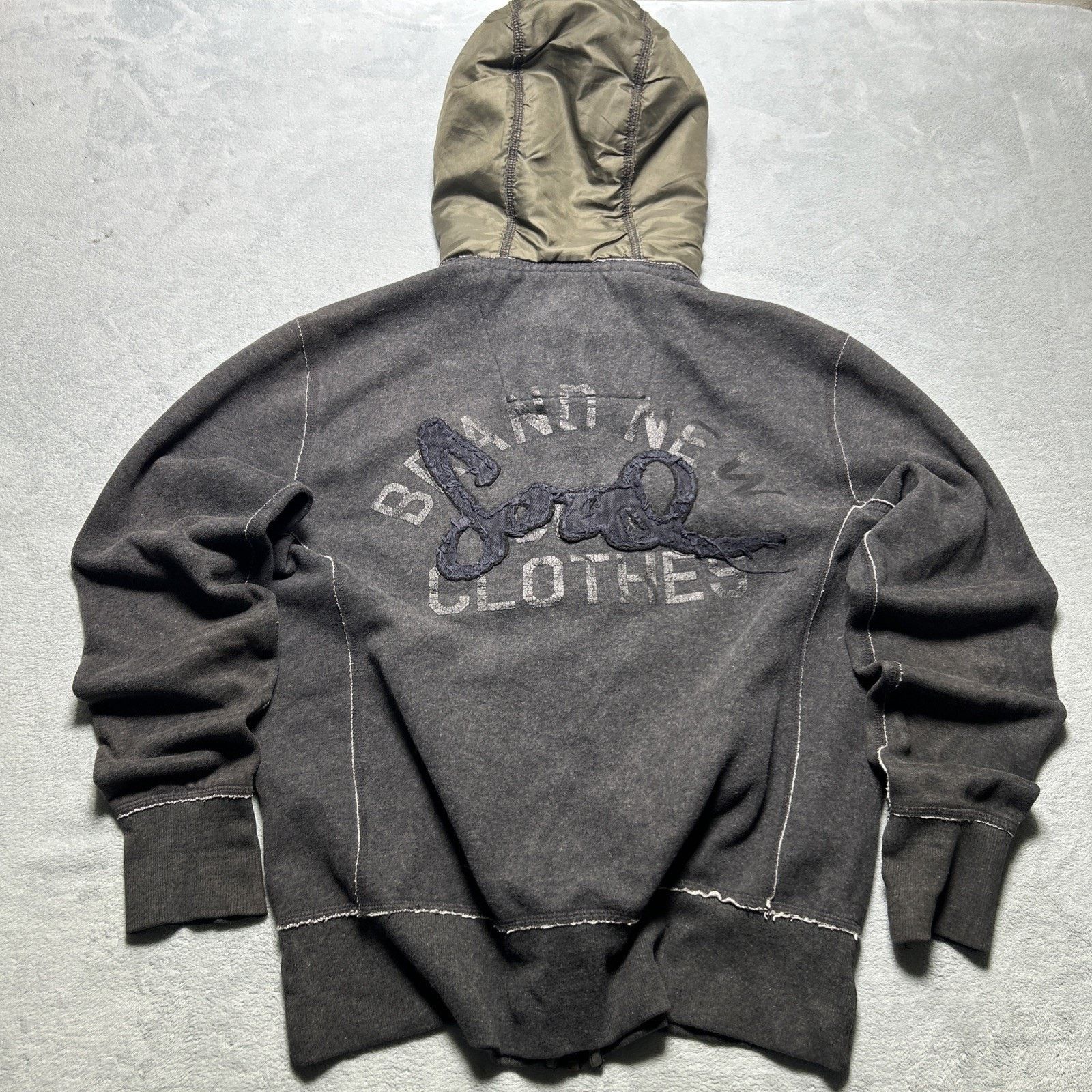 Affliction Y2k 2000s Triple Five Soul Hoodie Mens Medium Hybrid 555 Size M / US 6-8 / IT 42-44 - 4 Thumbnail
