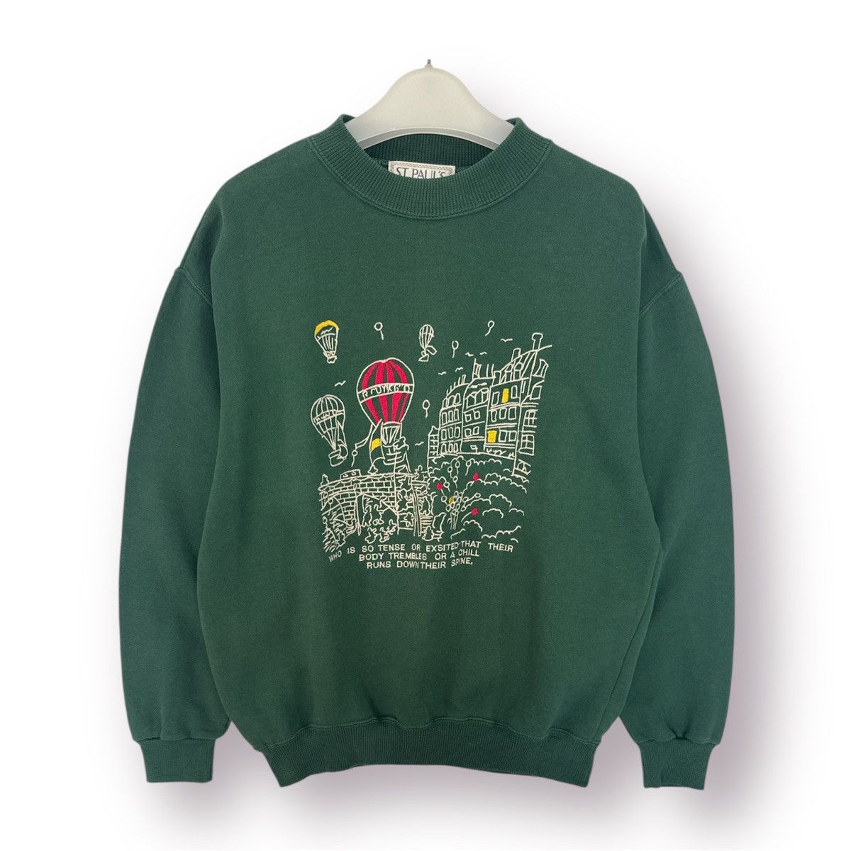 Art Comes First 🔥 90's St. Paul's City Art Graphic Embroided print Sweat Size US S / EU 44-46 / 1 - 1 Thumbnail