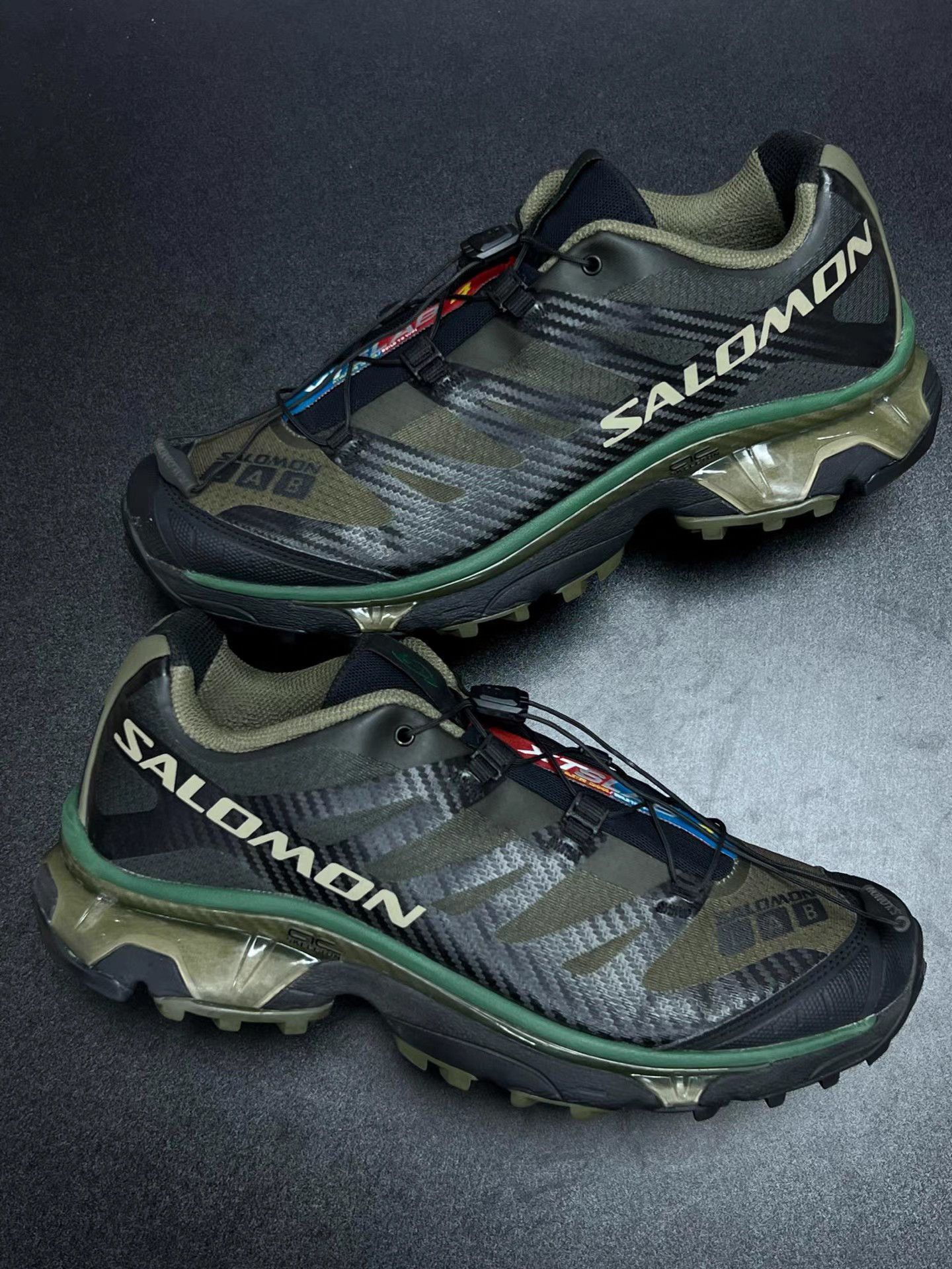 Salomon Salomon XT-4 OG Olive Green Trail Running Shoes K15 Size US 10 / EU 43 - 5 Thumbnail