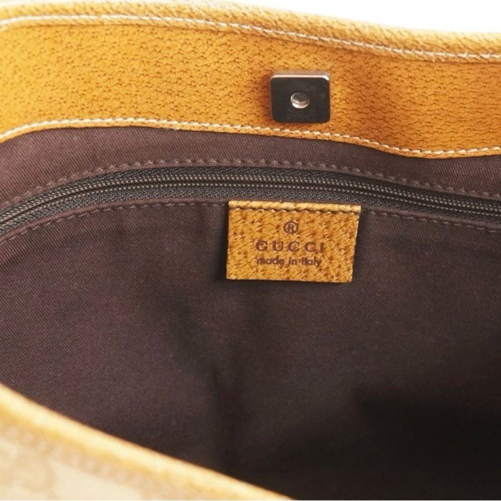 Gucci Gucci Vintage Gucci GG canvas Women Brown Tote Bags Size ONE SIZE - 9 Thumbnail