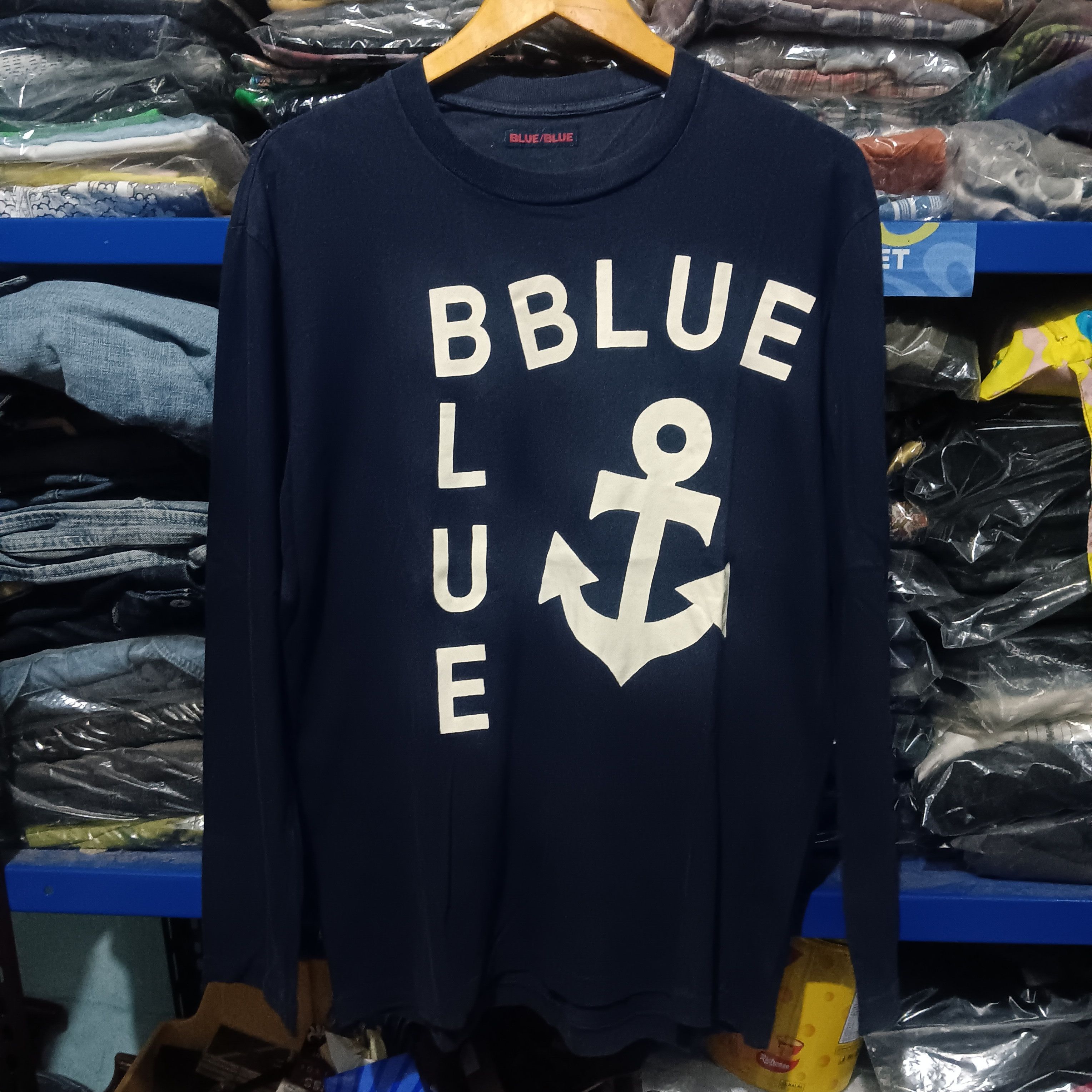 Blue Blue Japan × Japanese Brand Blue Blue Japan long sleeve t-shirt Size US L / EU 52-54 / 3 - 1 Thumbnail