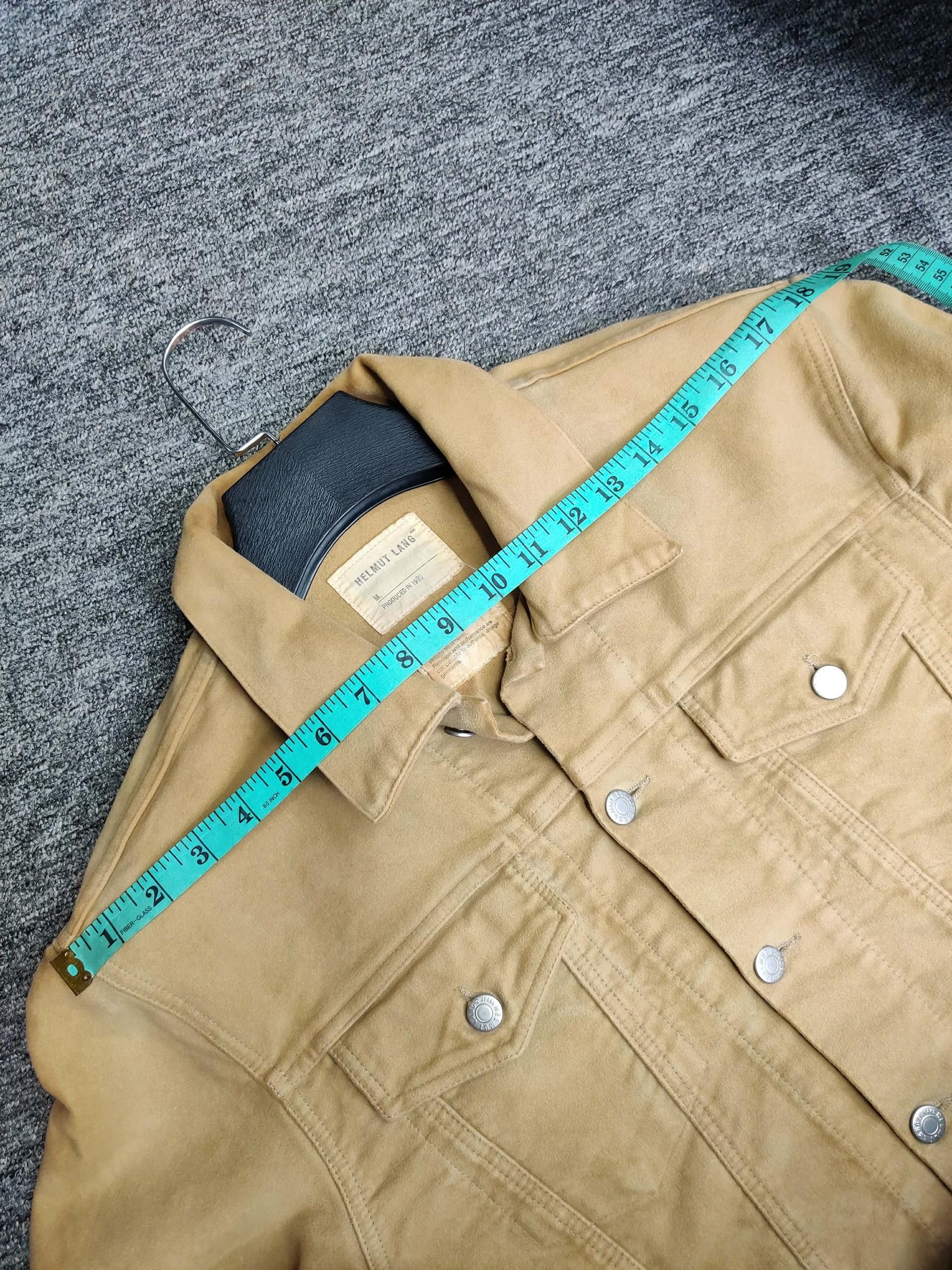 Helmut Lang Vintage Helmut Lang Beige Trucker Jacket Size US M / EU 48-50 / 2 - 15 Thumbnail