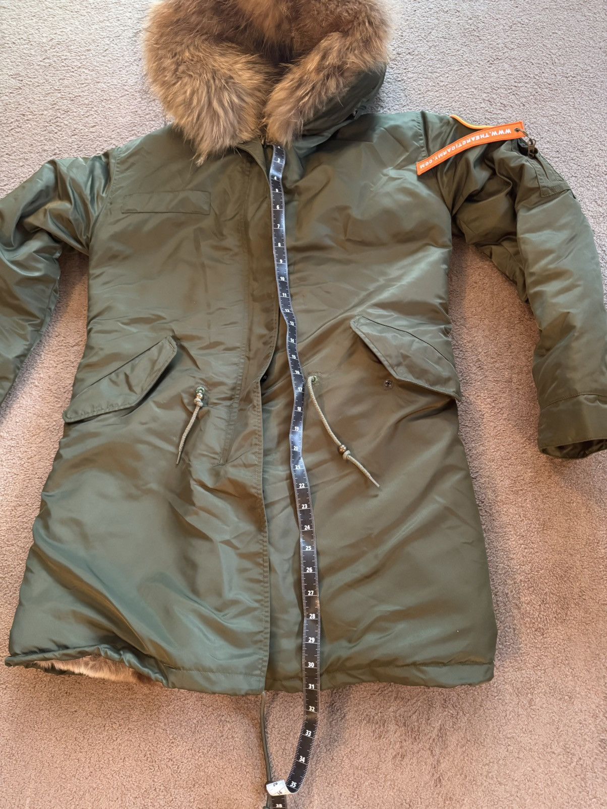 Other ARCTIC ARMY jacket STUDY sizes in photos by tape measure Size M / US 6-8 / IT 42-44 - 8 Thumbnail