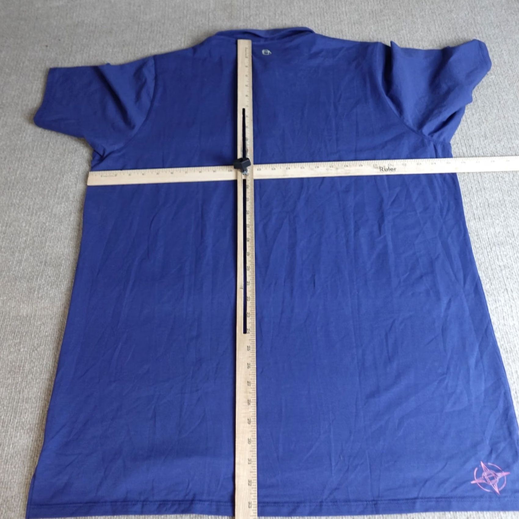 Vintage B. Draddy Polo Shirt XL Blue Solid Embroidered 19th Hole Pima NEW Shirt Men XL Blue Embroidered Polo Size US XL / EU 56 / 4 - 4 Thumbnail